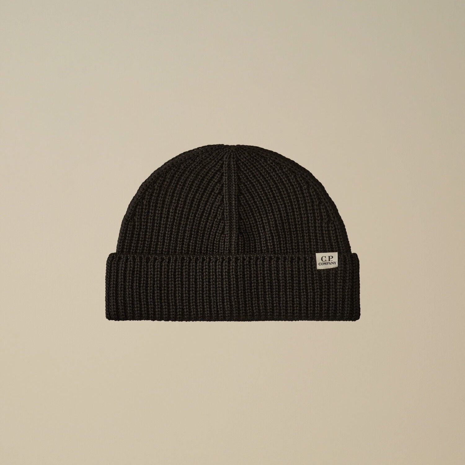 Extrafine Merino Fisherman Beanie CP Company® AW25 - Black