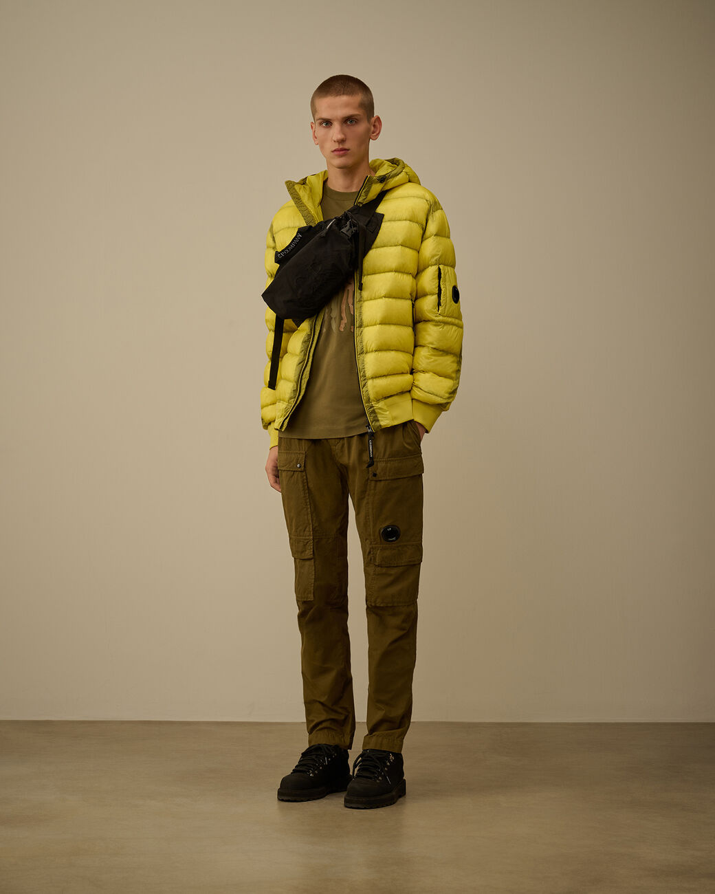 D.D. Shell Hooded Down Jacket CP Company® AW25 - Green Sheen