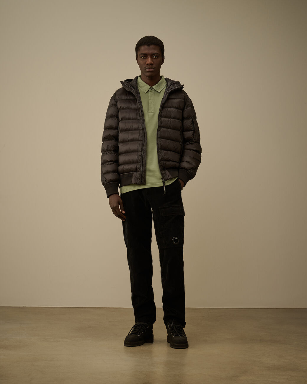 D.D. Shell Hooded Down Jacket CP Company® AW25 - Black