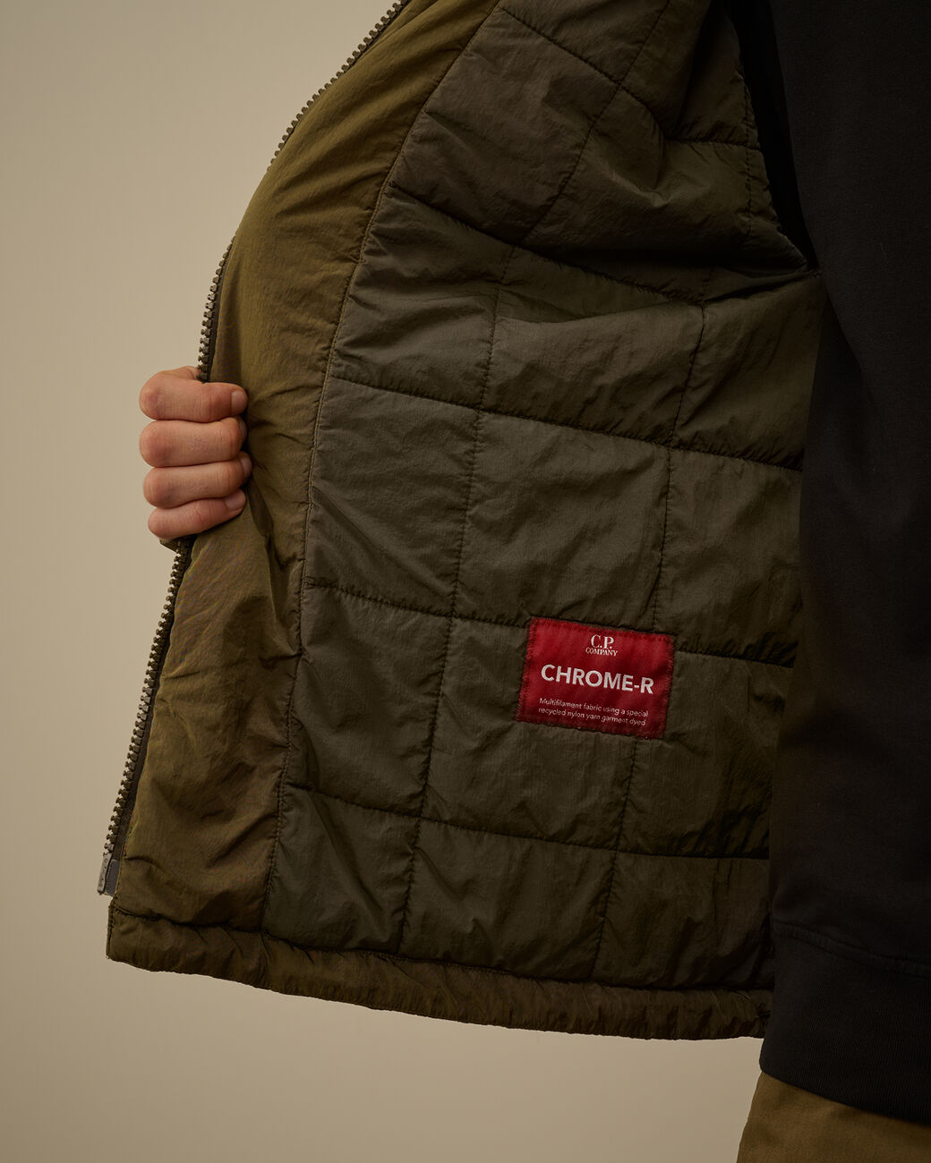 Chrome-R Goggle Jacket CP Company® AW25 - Ivy Green