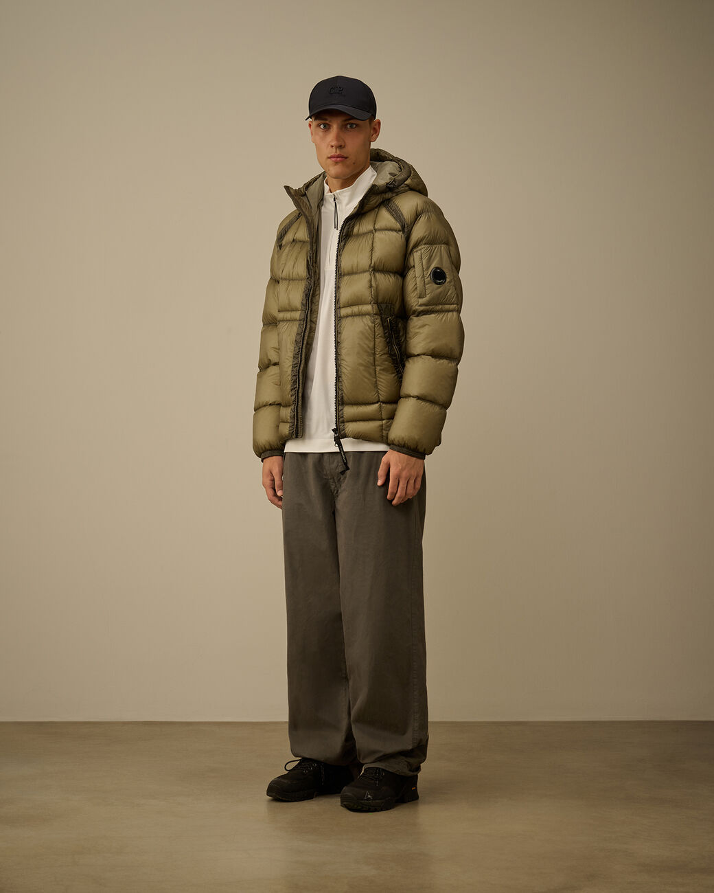 D.D. Shell Hooded Down Jacket CP Company® AW25 - Fallen Rock