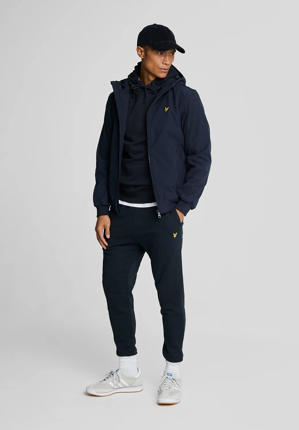 Fleece Back Softshell Jacket Lyle & Scott - Dark Navy