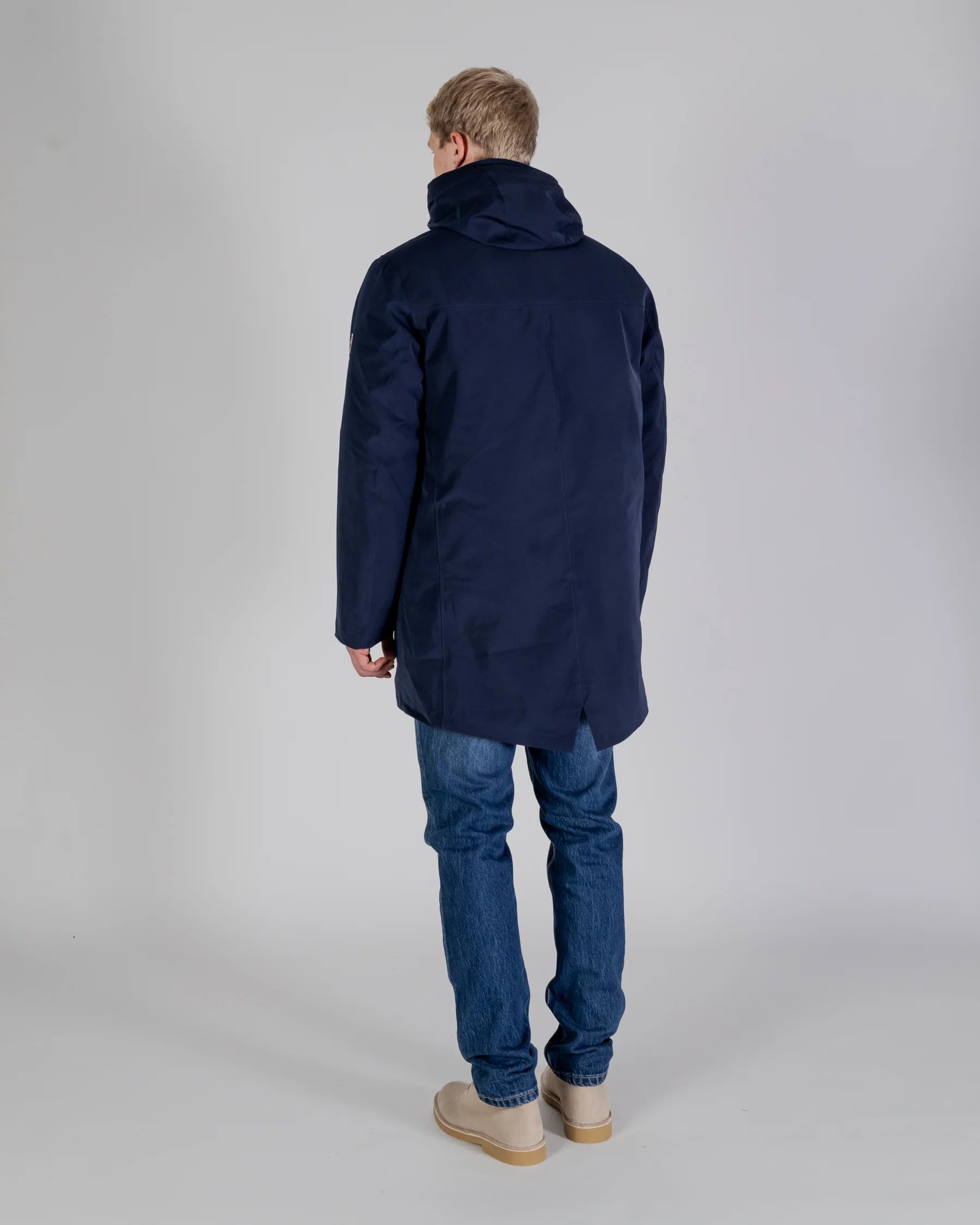 Hydro 3-Way Active Club Check Parka Aquascutum - Navy