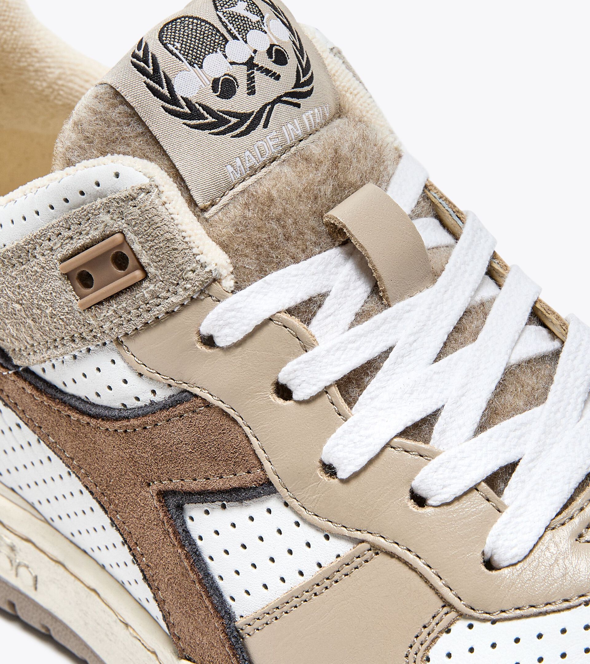 B.560 Torino Italia Sneaker Heritage in pelle Diadora - Grey Morning