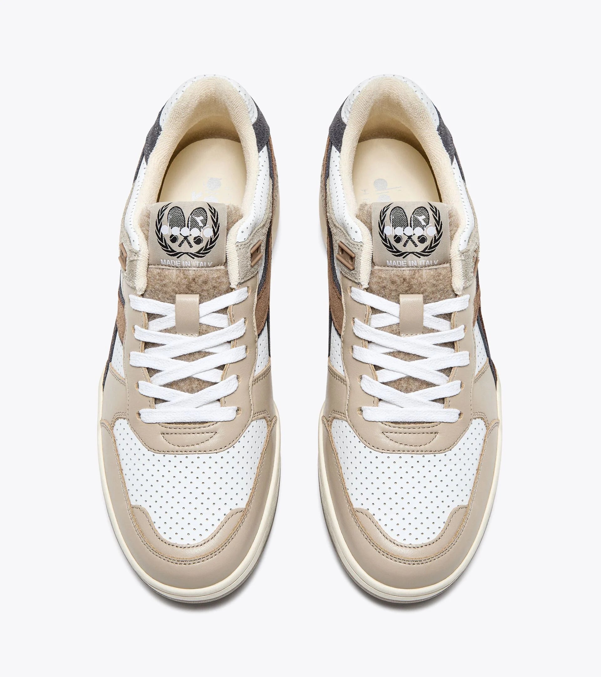 B.560 Torino Italia Sneaker Heritage in pelle Diadora - Grey Morning