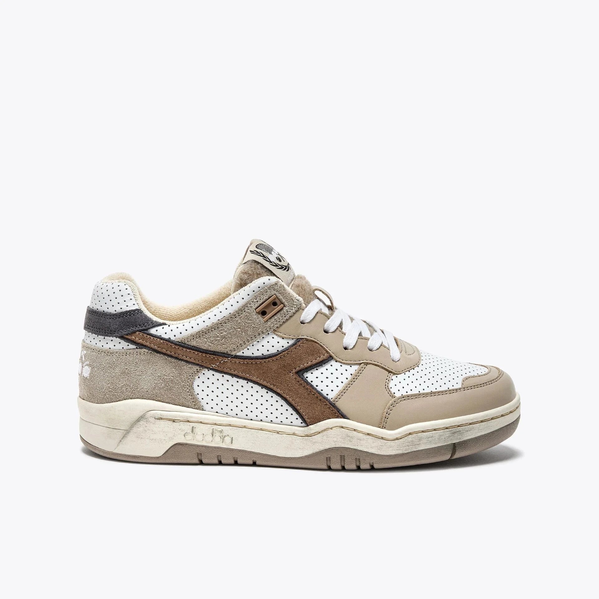 B.560 Torino Italia Sneaker Heritage in pelle Diadora - Grey Morning