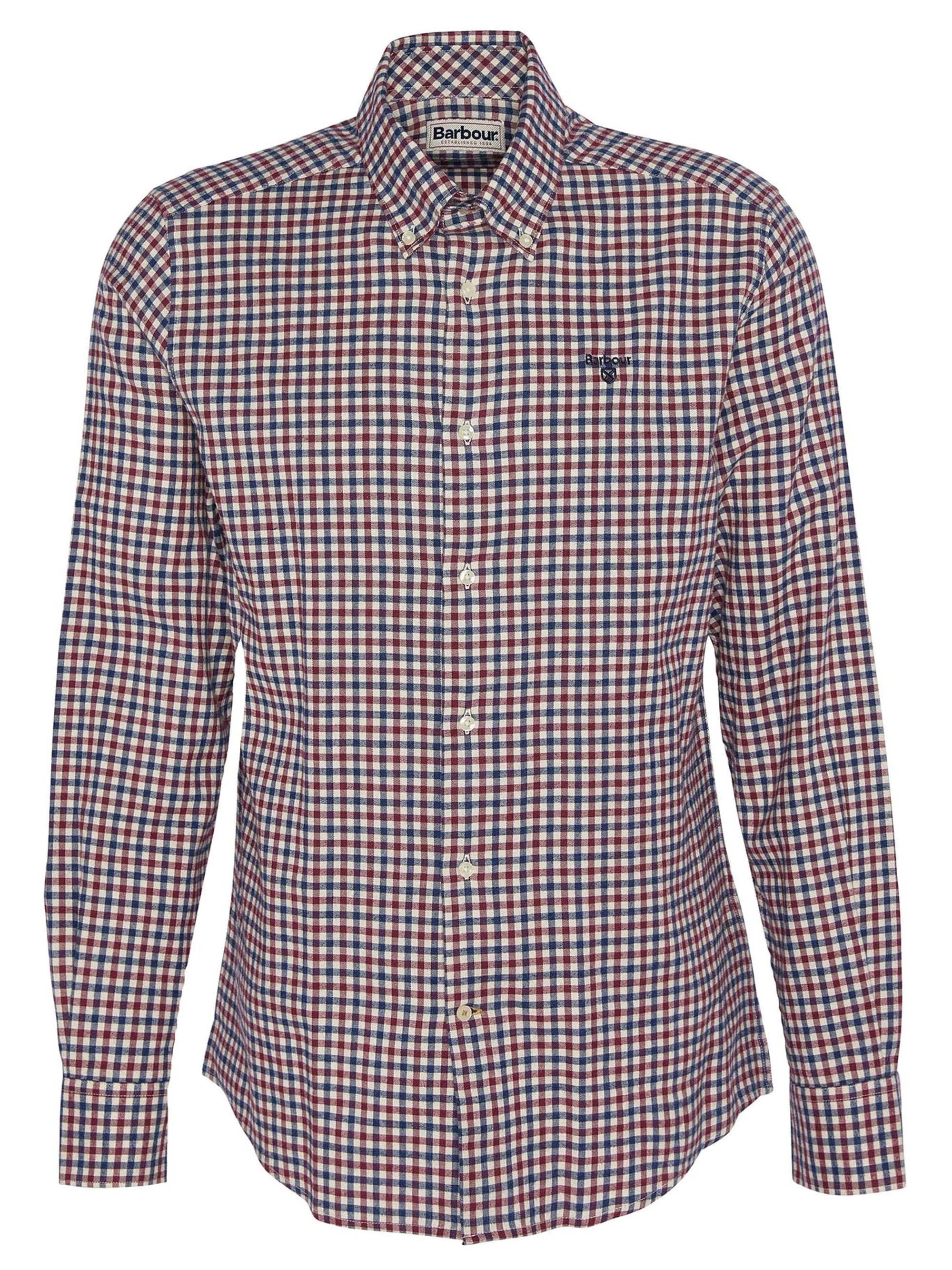 Finkle Tailored Shirt AW25 Barbour - Merlot