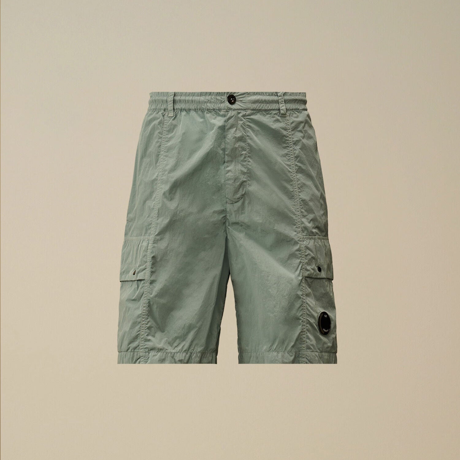 Chrome-R Lens Boxy Cargo Shorts C.P. Company - Silver Blue