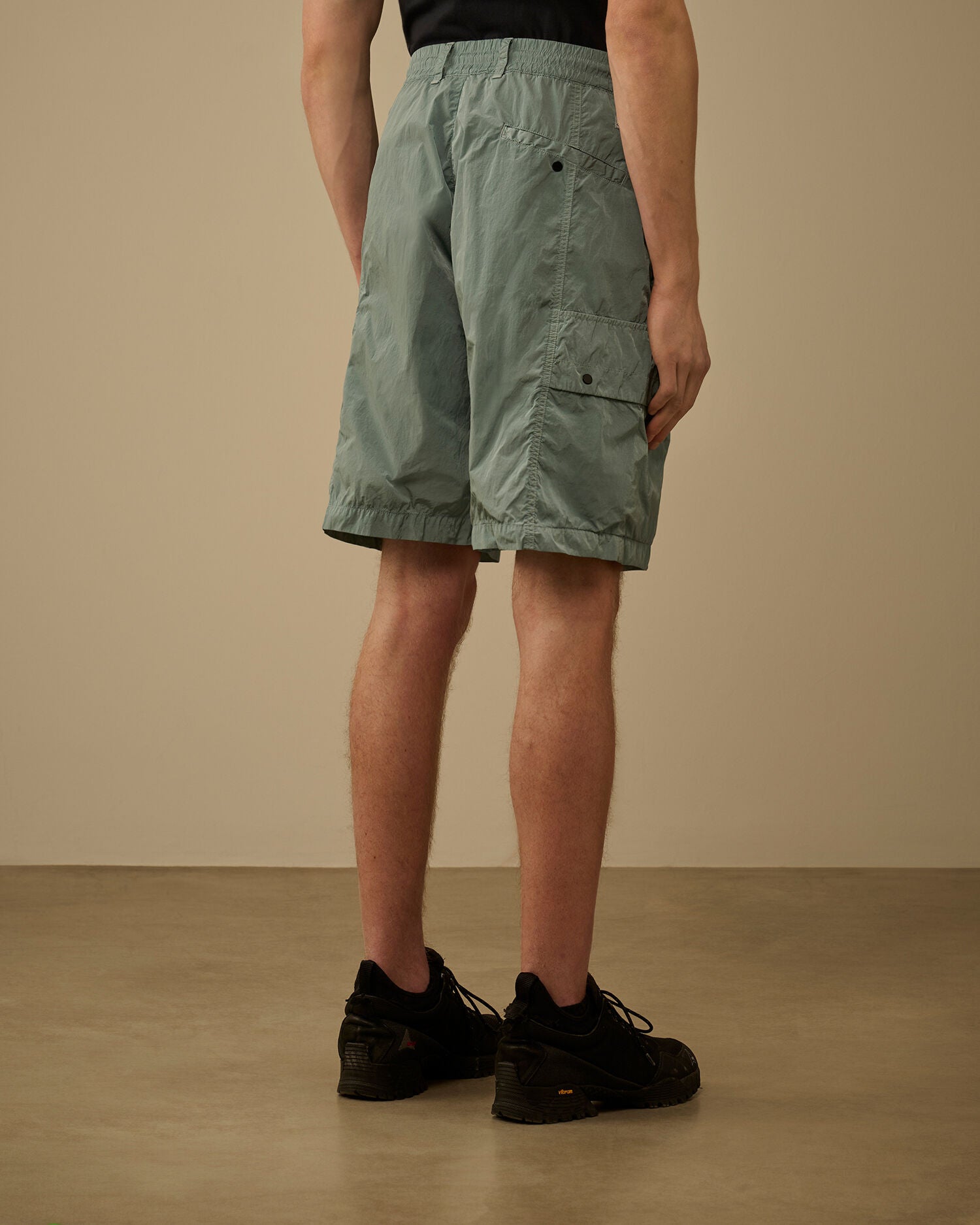 Chrome-R Lens Boxy Cargo Shorts C.P. Company - Silver Blue