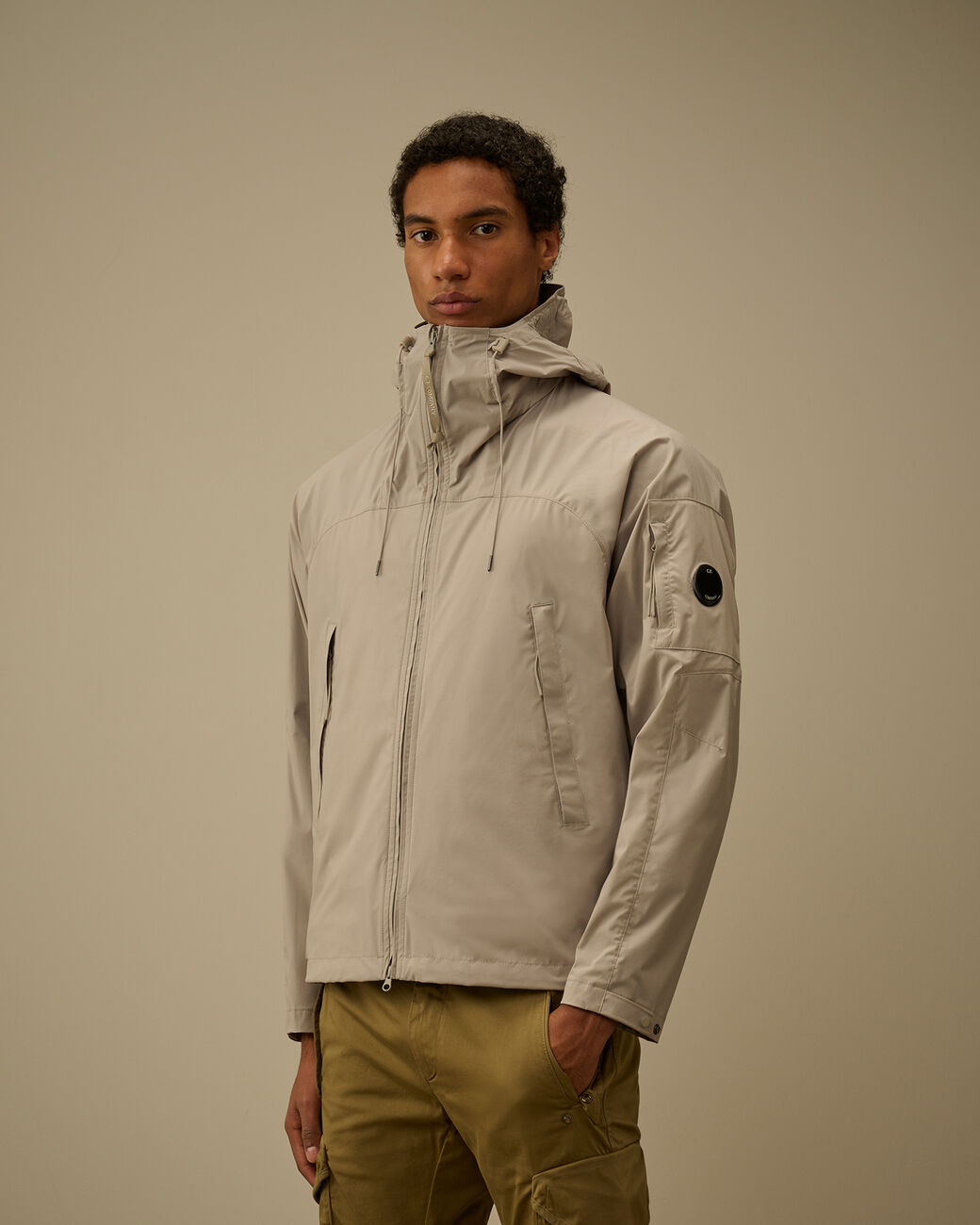 Pro-Tek Hooded Lens Jacket C.P. Company - Dove Grey