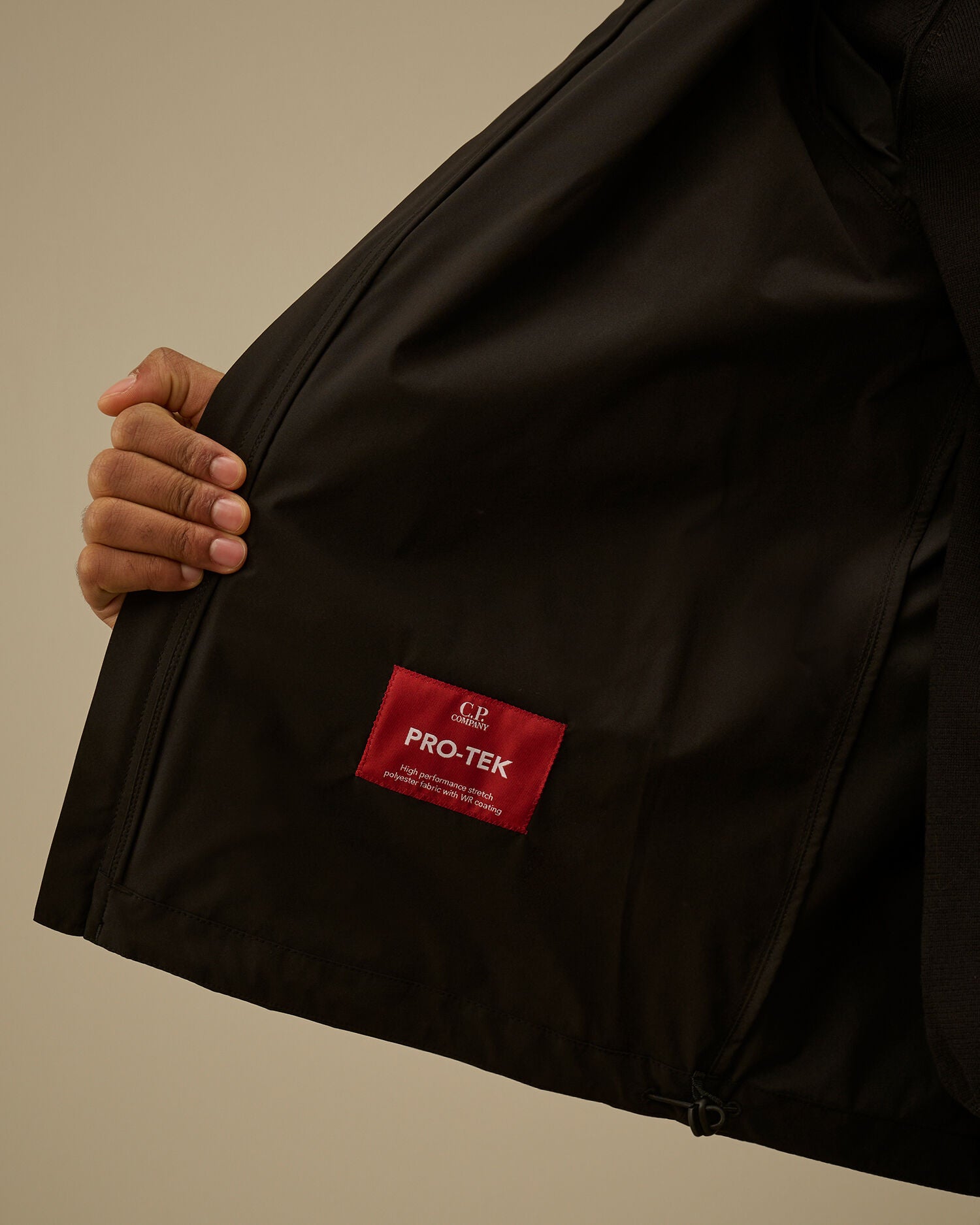 Pro-Tek Hooded Lens Jacket C.P. Company - Black