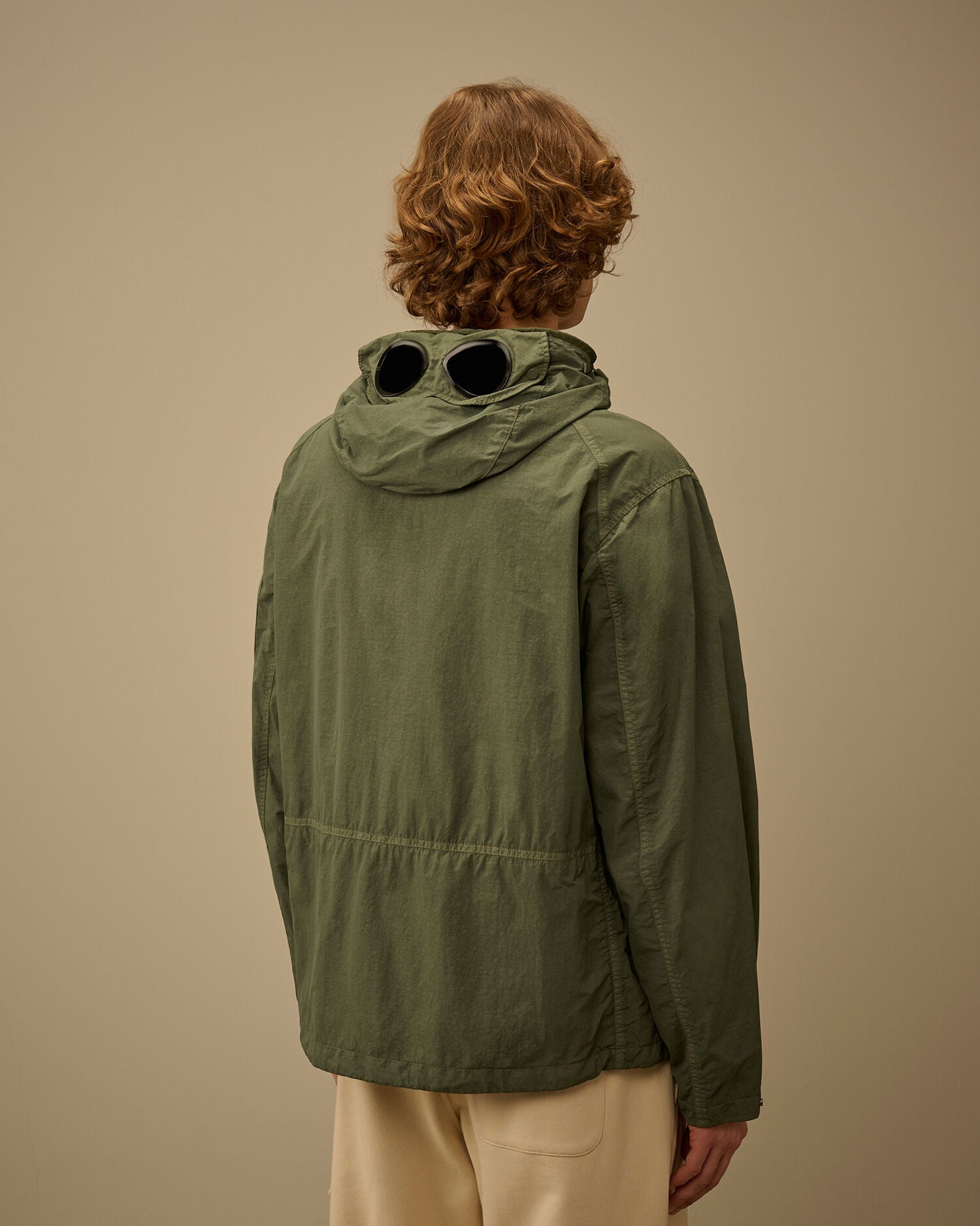 Flatt Nylon Goggle Jacket C.P. Company - Laurel Wreath Green