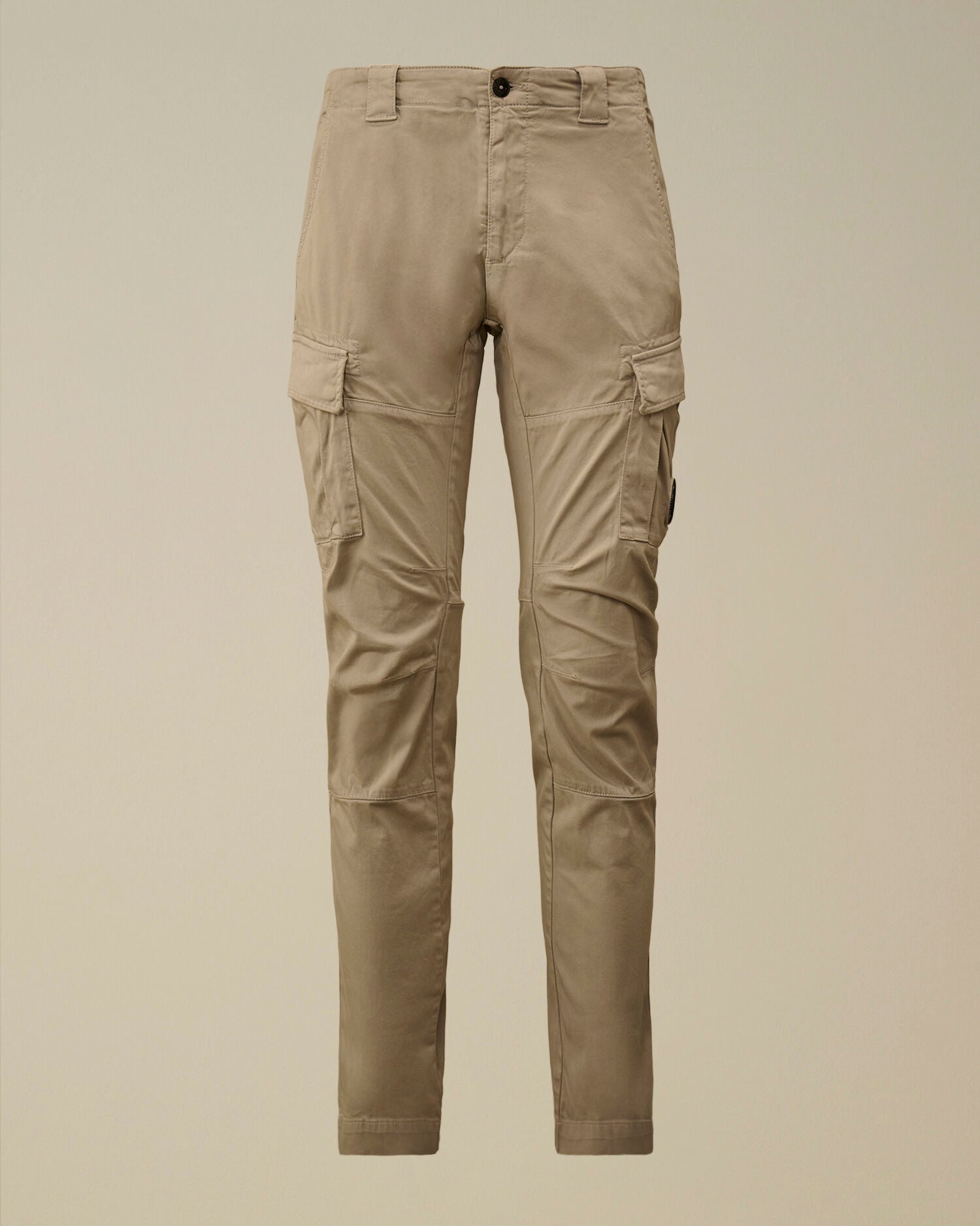 Stretch Sateen Ergonomic Lens Cargo Pants C.P. Company - Dove Grey