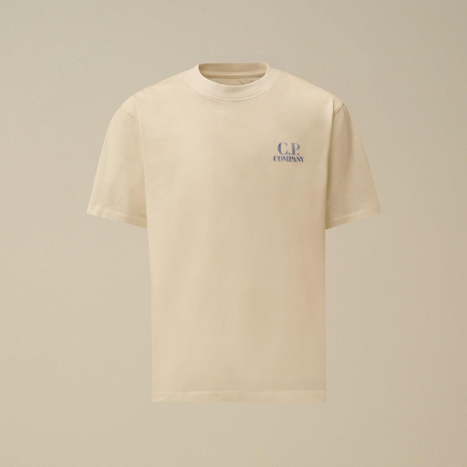 30/1 Jersey Comfort Logo T-Shirt C.P. Company - Gauze White