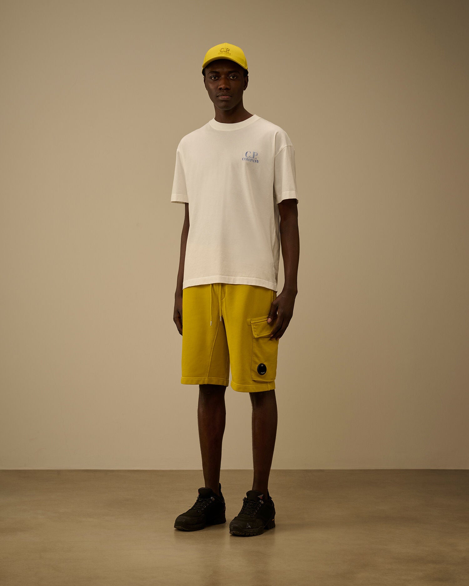 30/1 Jersey Comfort Logo T-Shirt C.P. Company - Gauze White