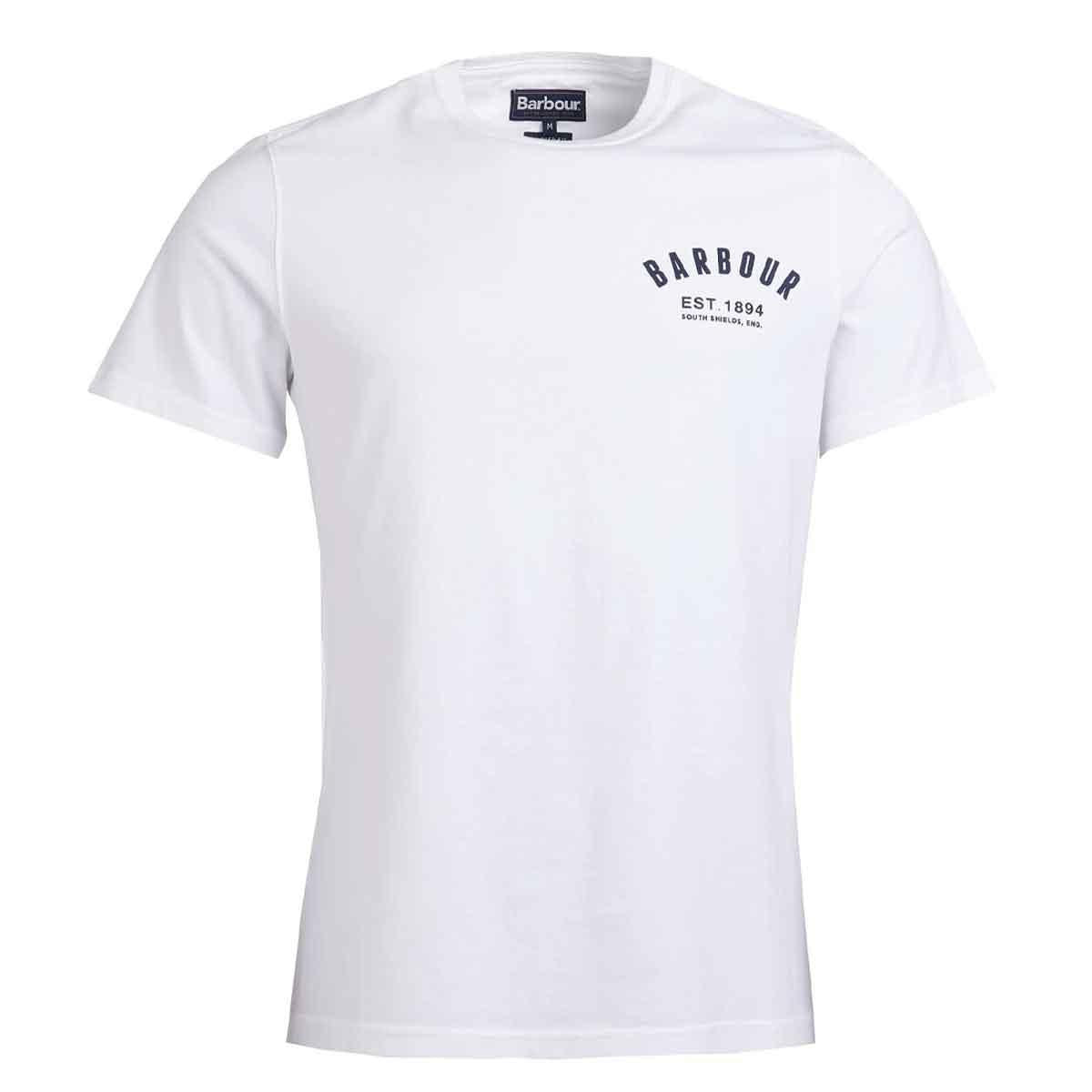 T-shirt Preppy Tee Barbour - White