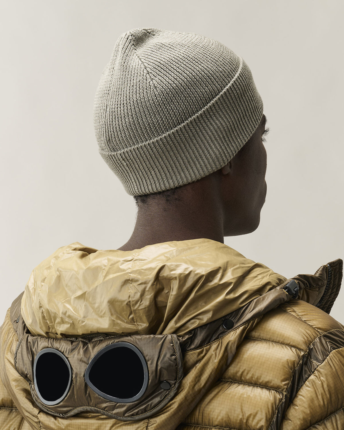 C.P. Company Extrafine Merino Wool Beanie Fallen Rock