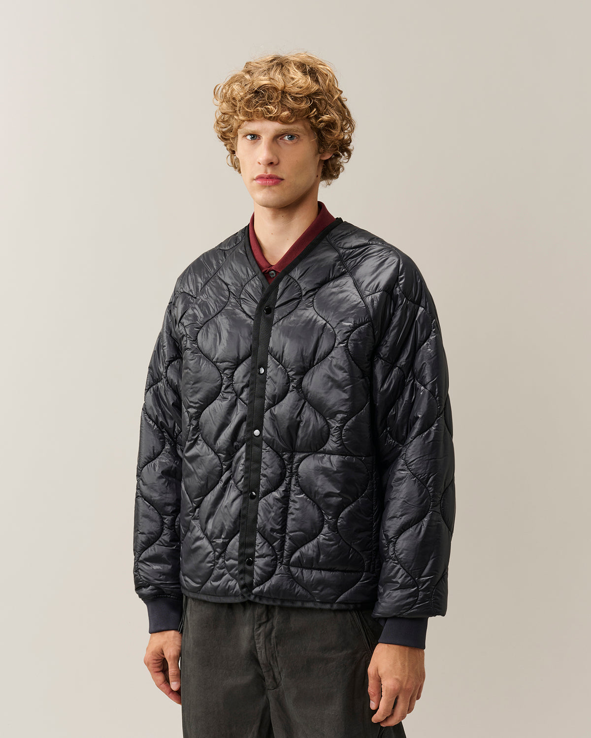 C.P. Company C.P. Shell-R Padded Hooded Lens Jacket - Black, detail 7