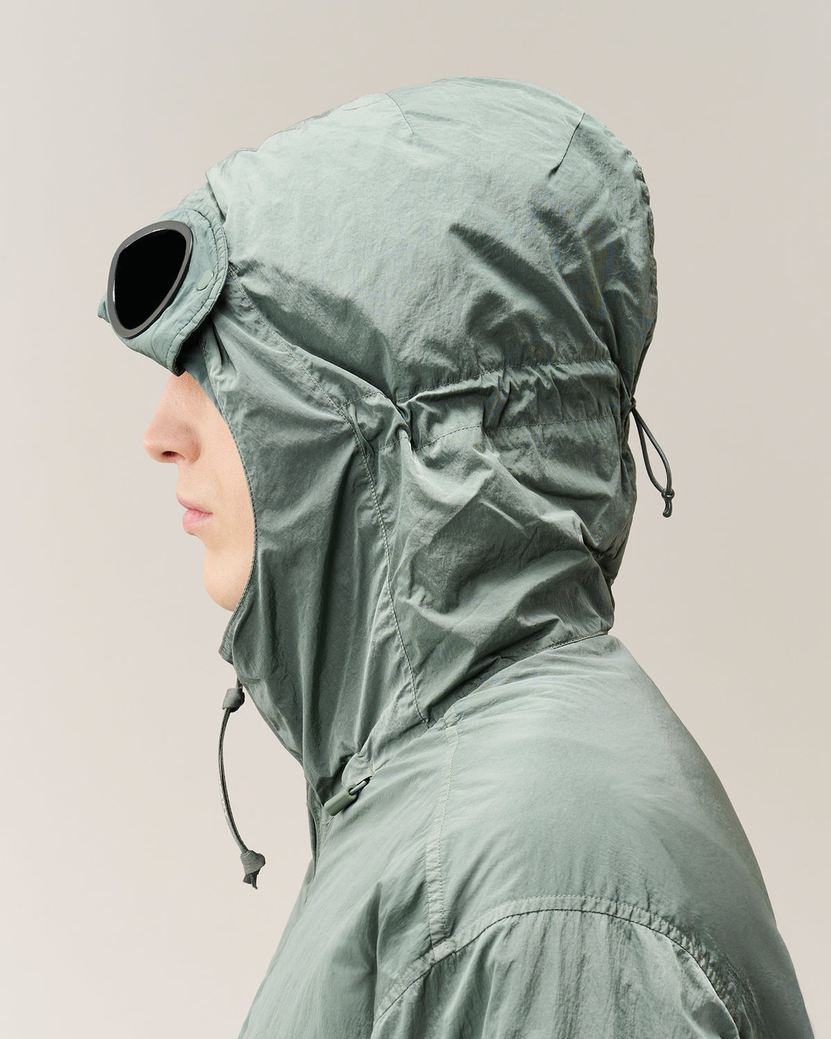 C.P. Company Heavy Chrome-R Padded Goggle Jacket - Castor Gray, detail 4