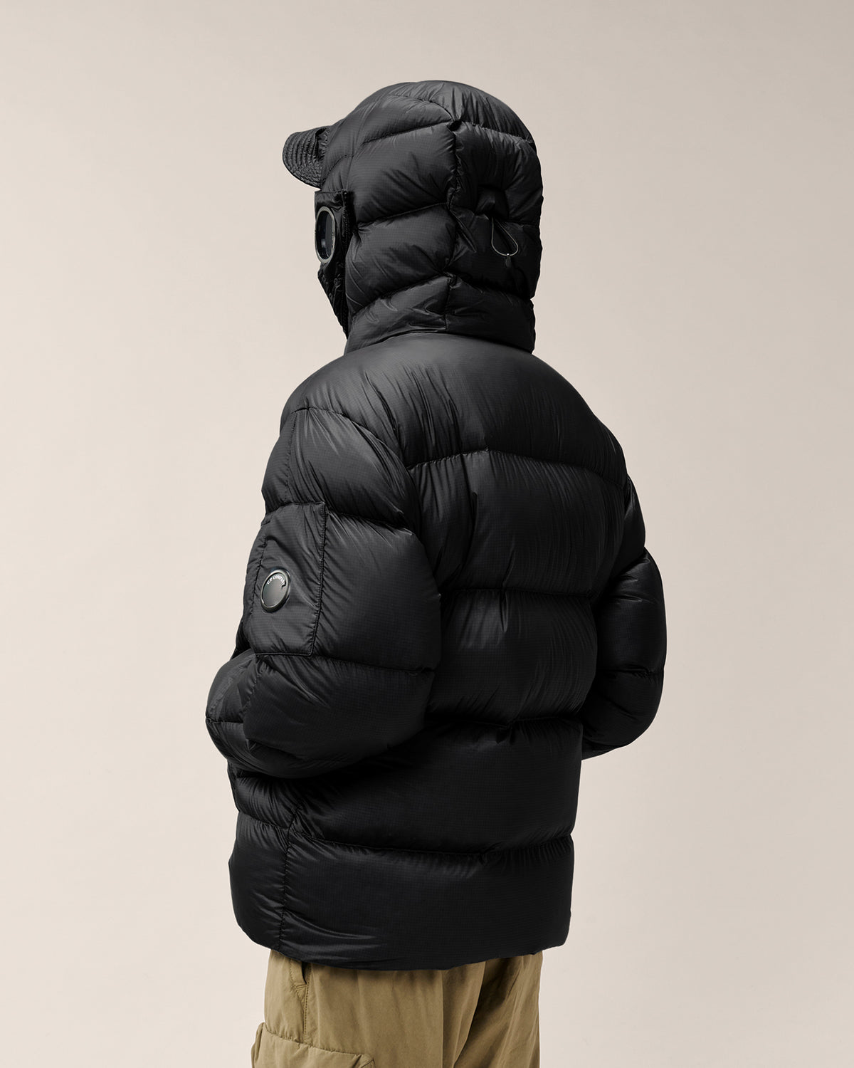 C.P. Company Outerwear Medium Jacket in DD-Shell - Black, detail 2