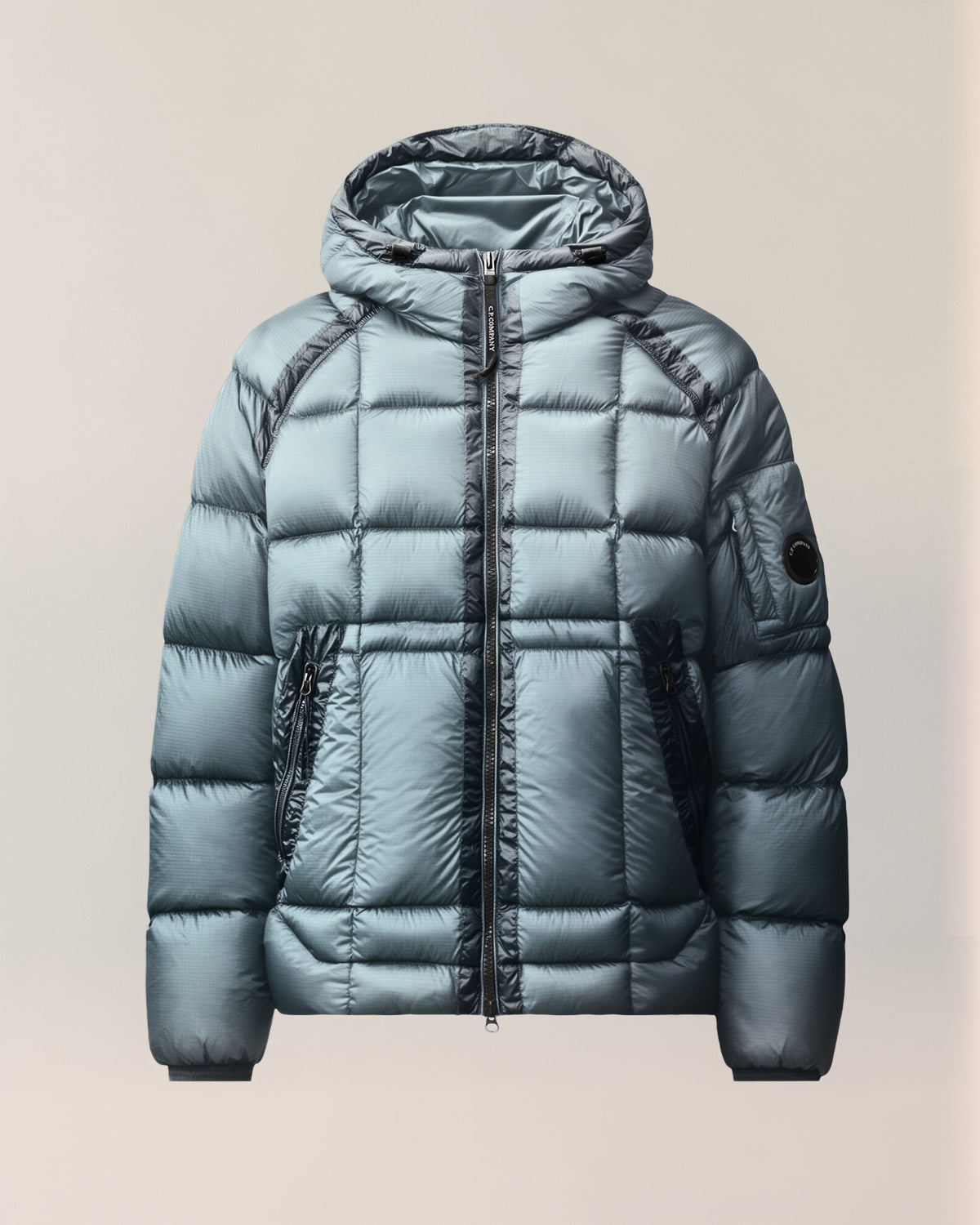 C.P. Company D.D. Shell Hooded Puffer Jacket - Orion Blue