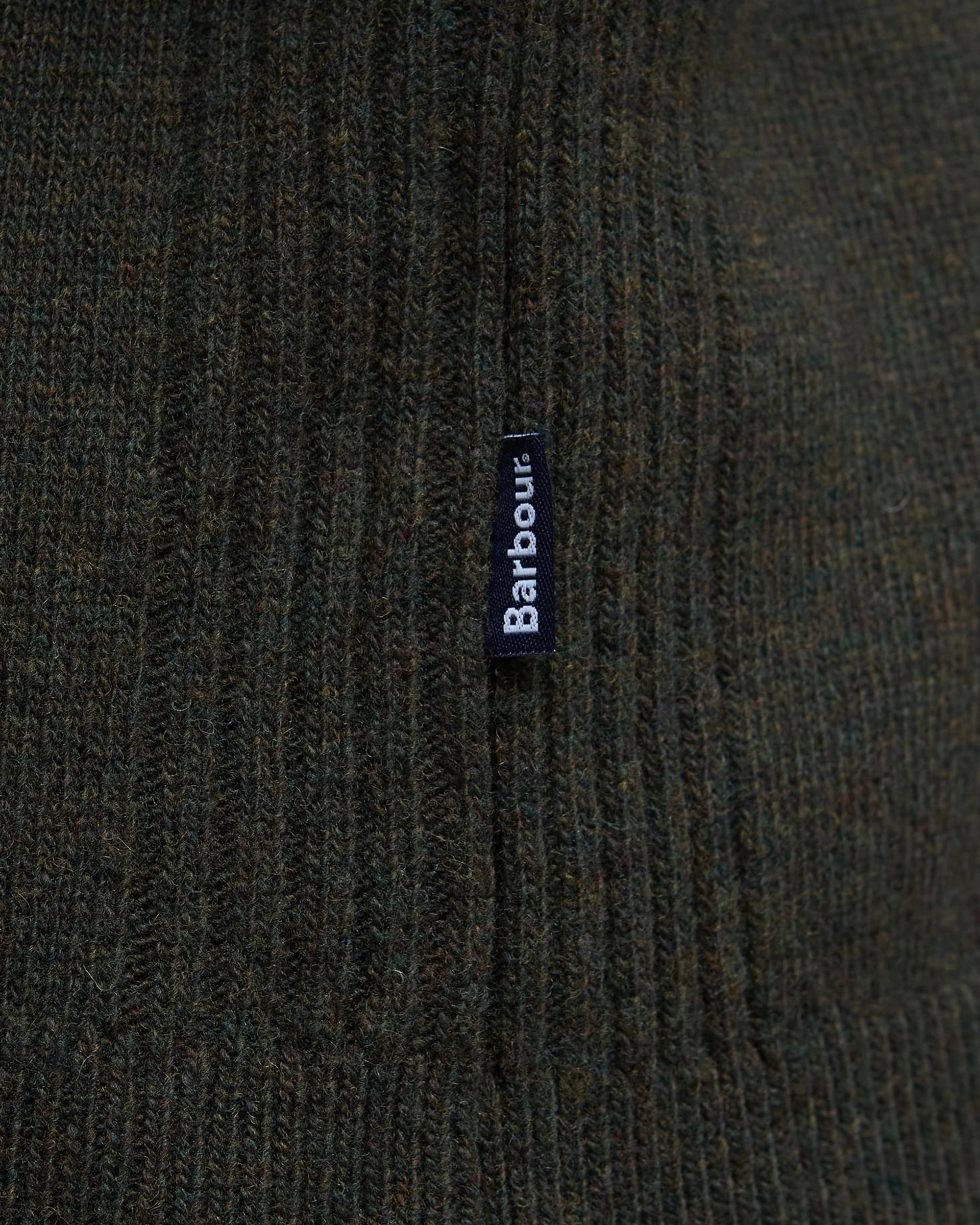 Holden Crew Neck Sweater AW25 Barbour - Olive Marl