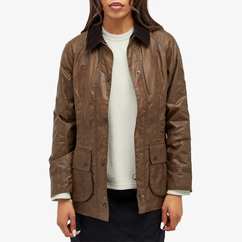 Beadnell Wax Jacket FW24 Wax Coat Barbour - Bark