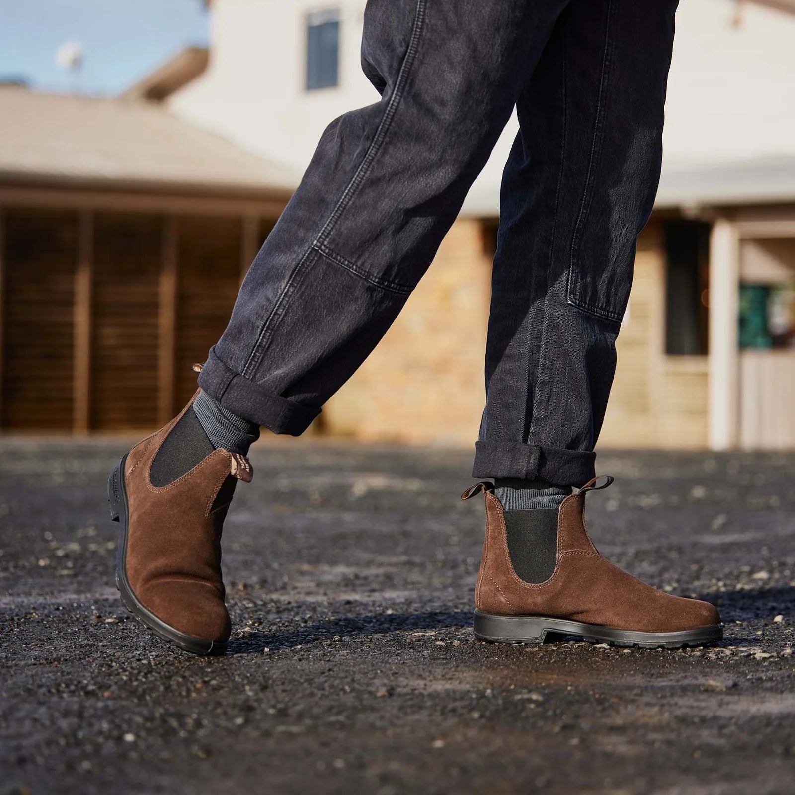 2410 Brown Suede Fw24 Blundstone - Brown & Brown