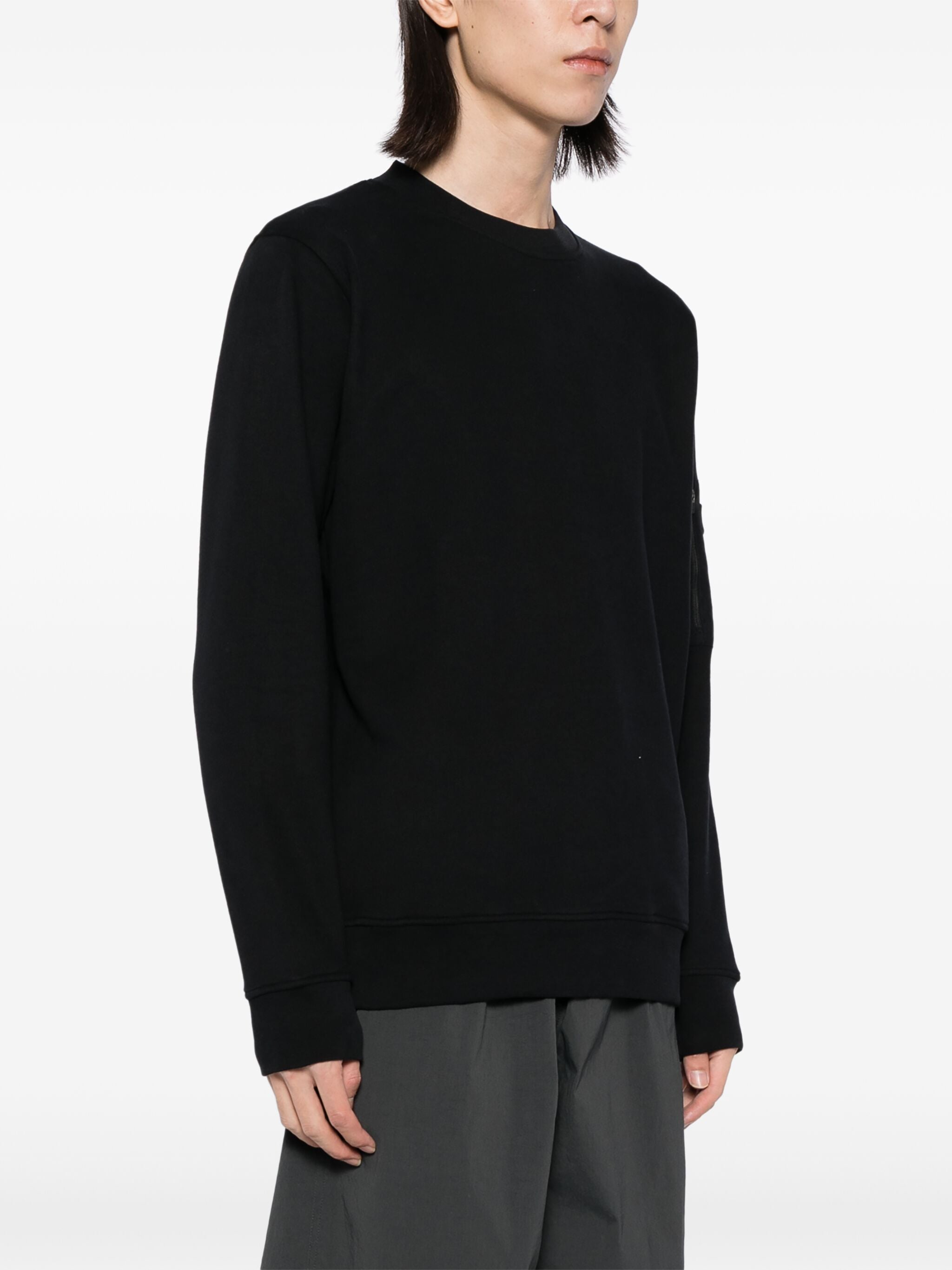 Grip Crew Neck Sweatshirt Fw24 Barbour International - Black