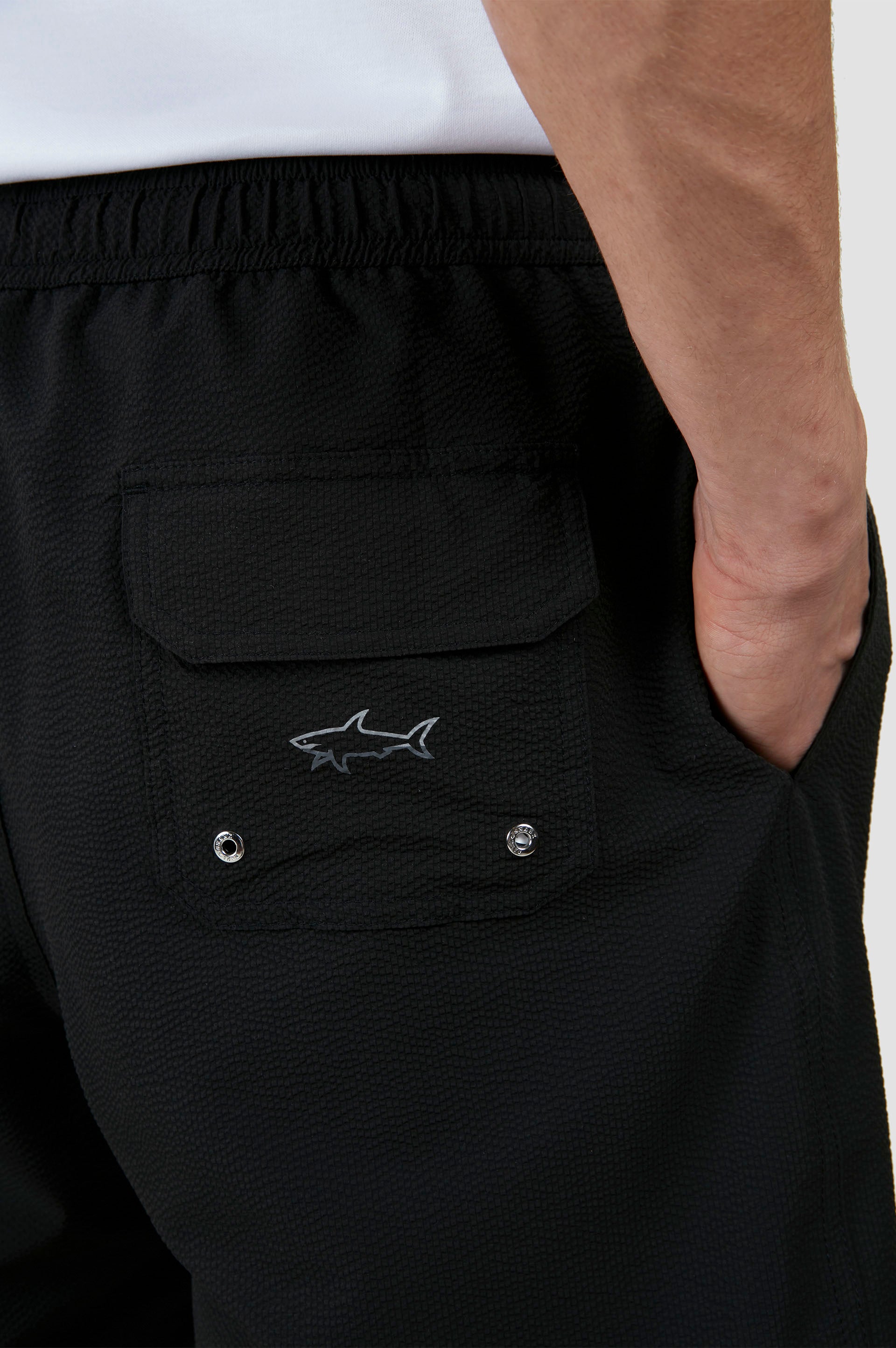 Costume con stampa Shark reflective Paul & Shark - Nero