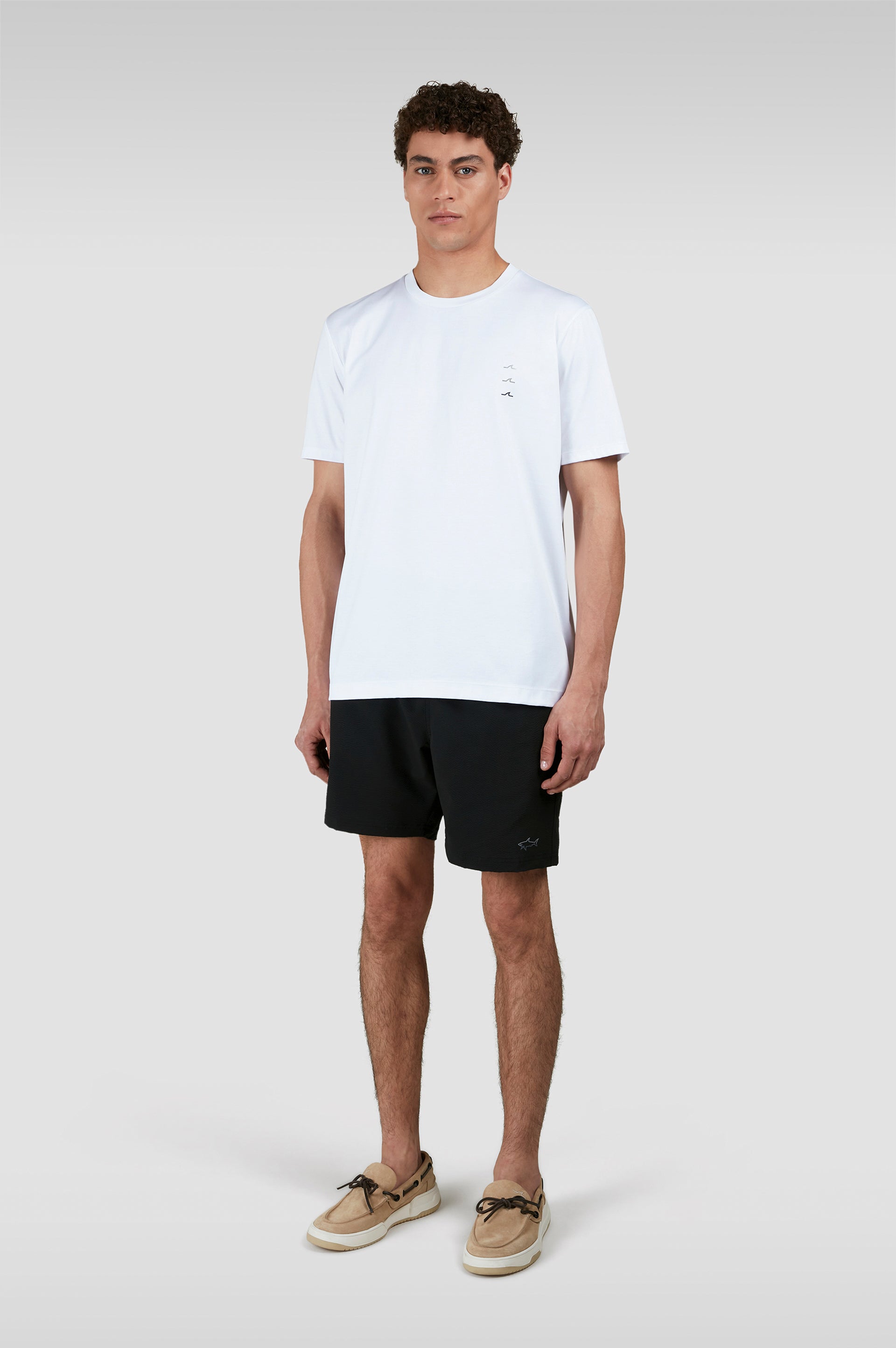 Costume con stampa Shark reflective Paul & Shark - Nero