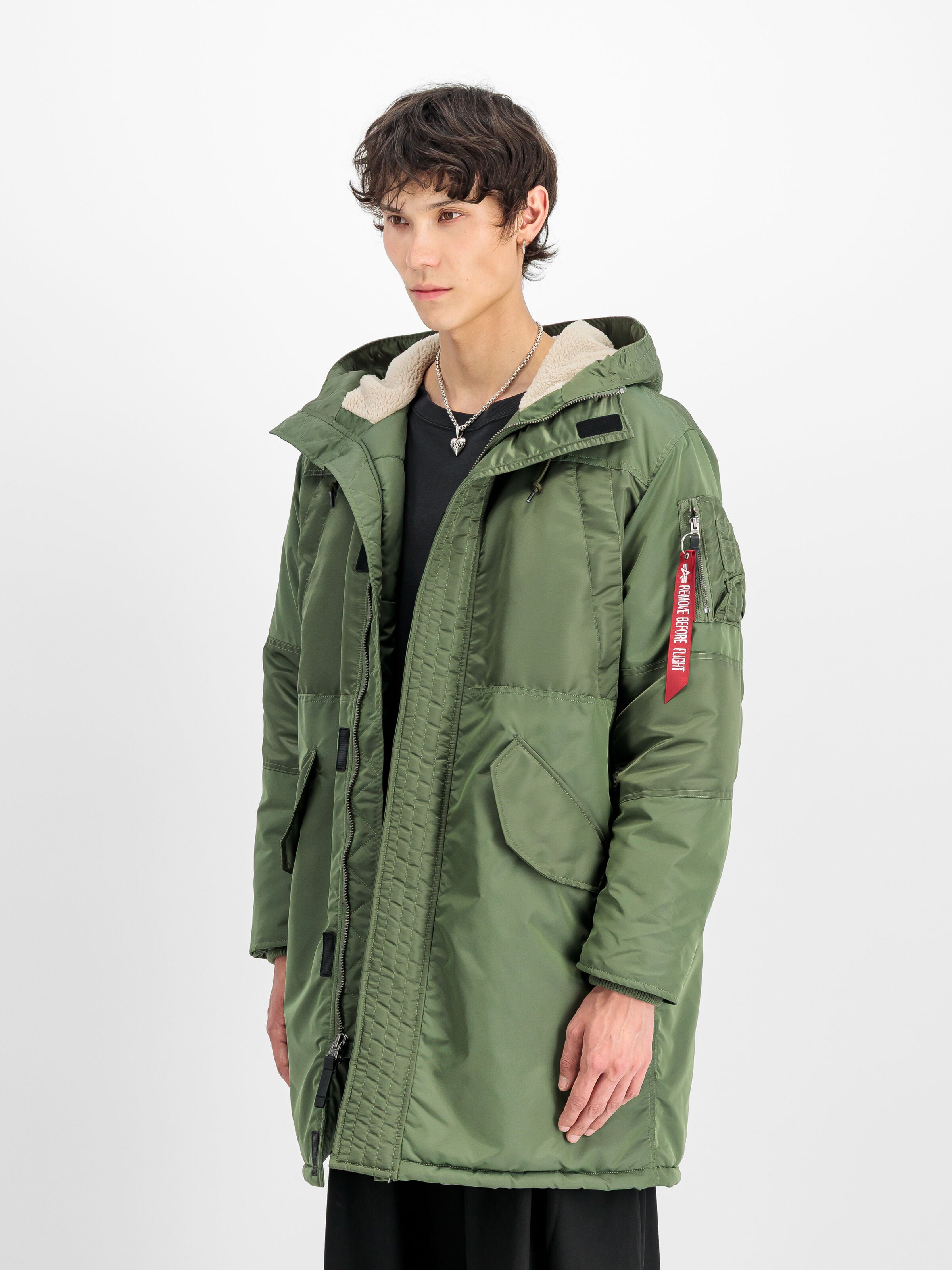Studio Field Parka Winter Jacket Alpha Industries AW25 - Sage Green