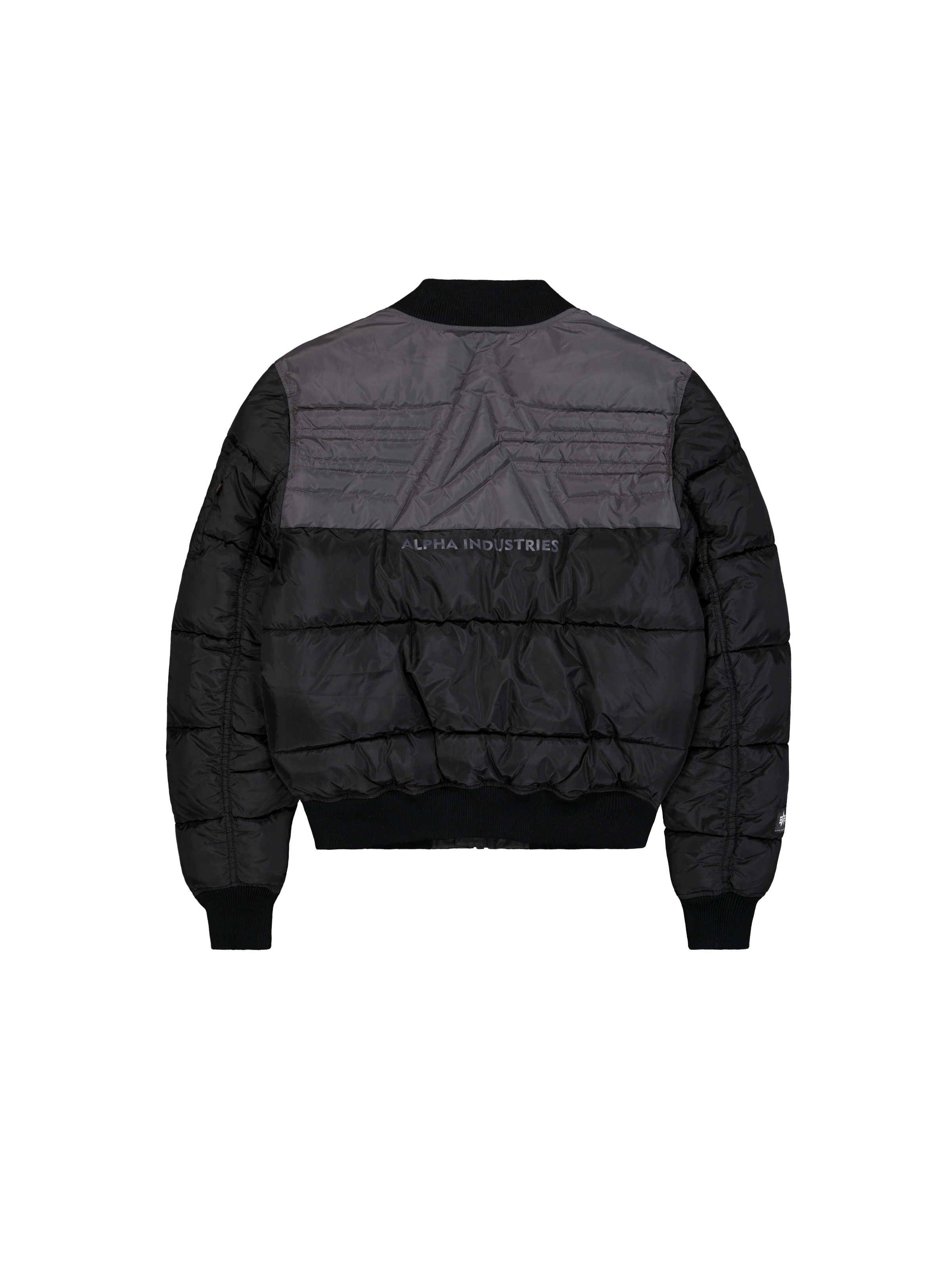 MA-1 Logo Puffer Winter Jacket Alpha Industries AW25 - Black