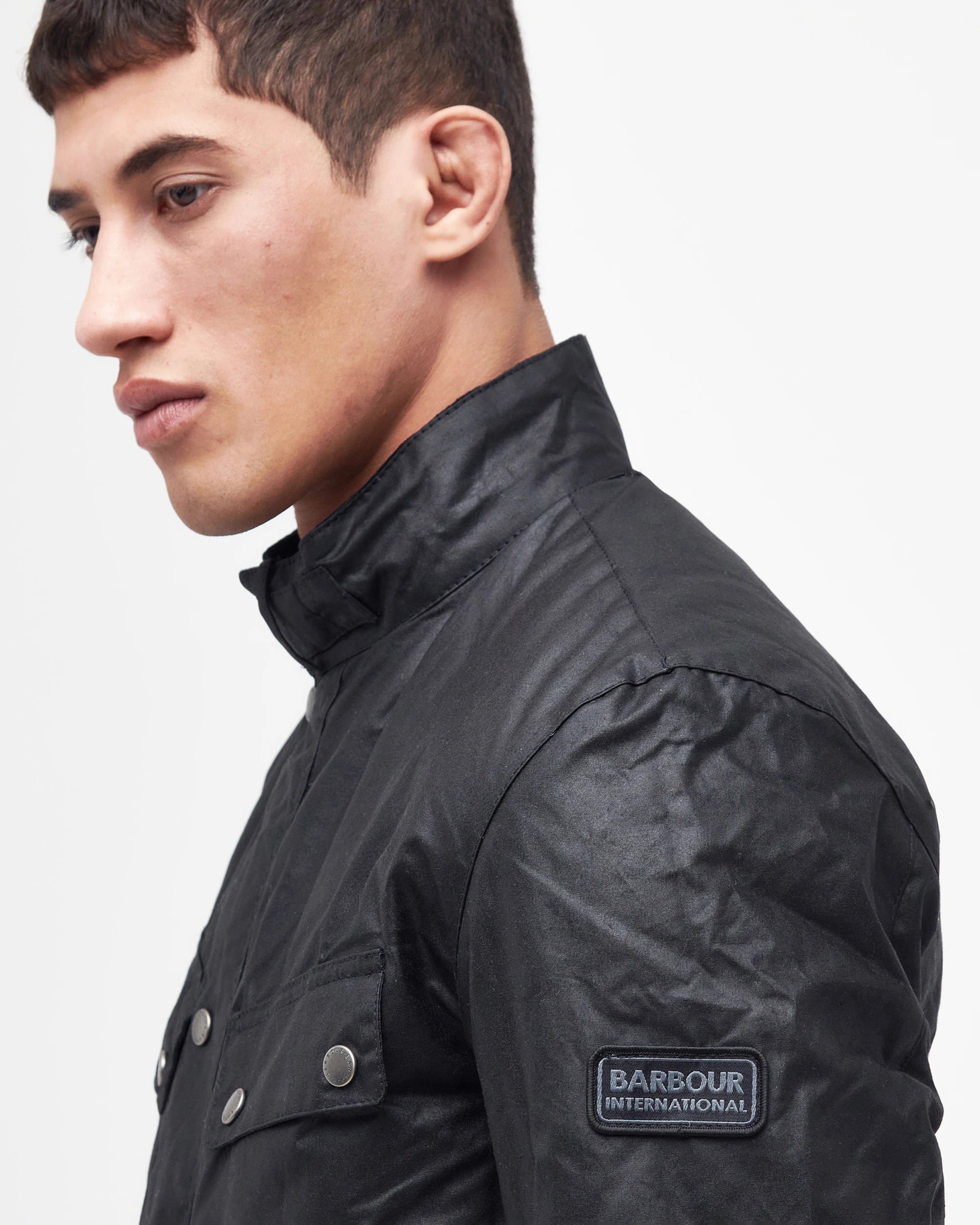 Duke Wax Jacket AW25 Barbour International - Black