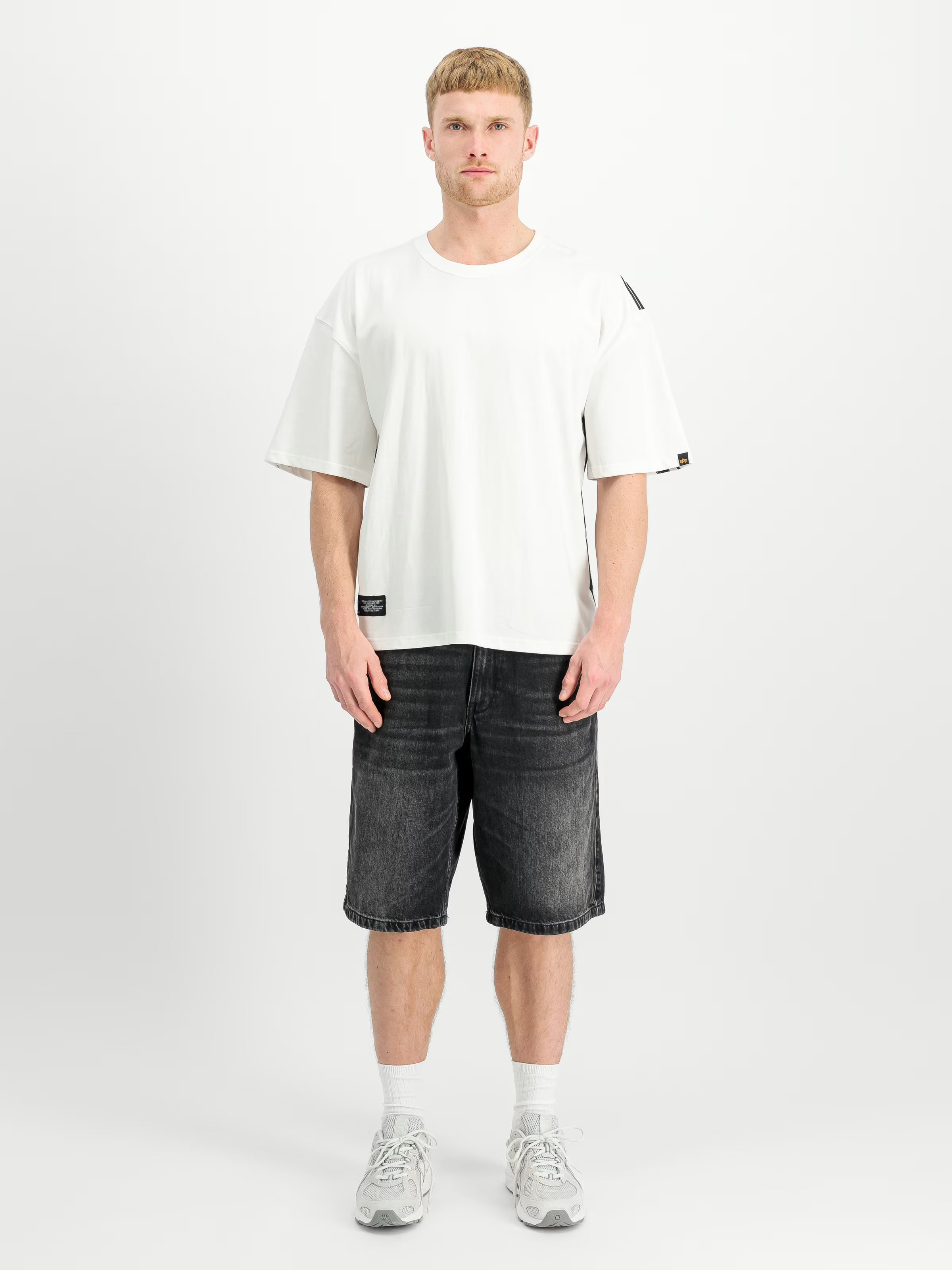 Balaclava Unisex Backprint T-Shirt Alpha Industries - White