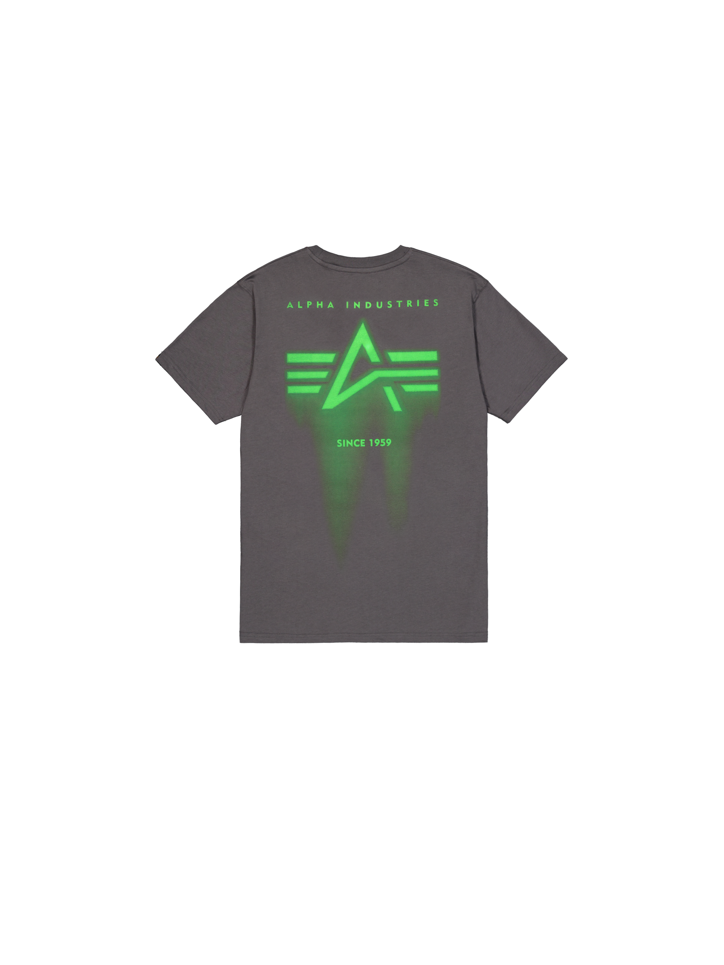 Spray Print T-Shirt T-Shirt Alpha Industries - Vintage Grey