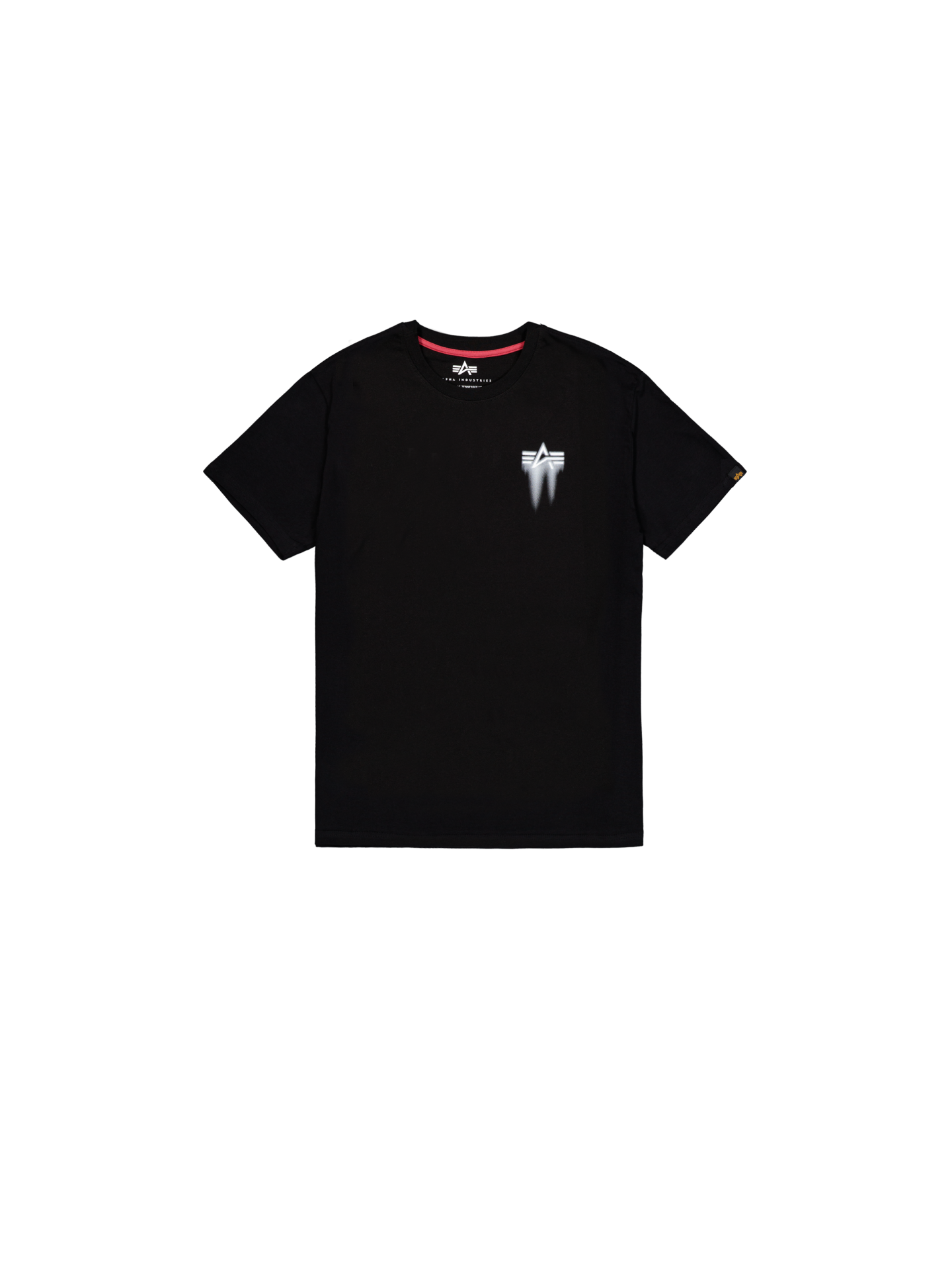 Spray Print T-Shirt T-Shirt Alpha Industries - Black / White