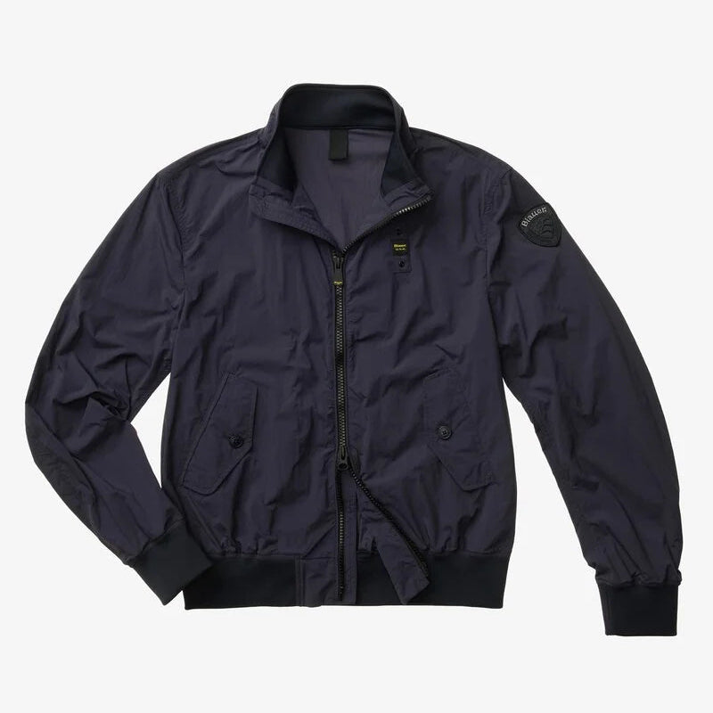Lightweight Unlined Bomber Alwin Blauer - Blue