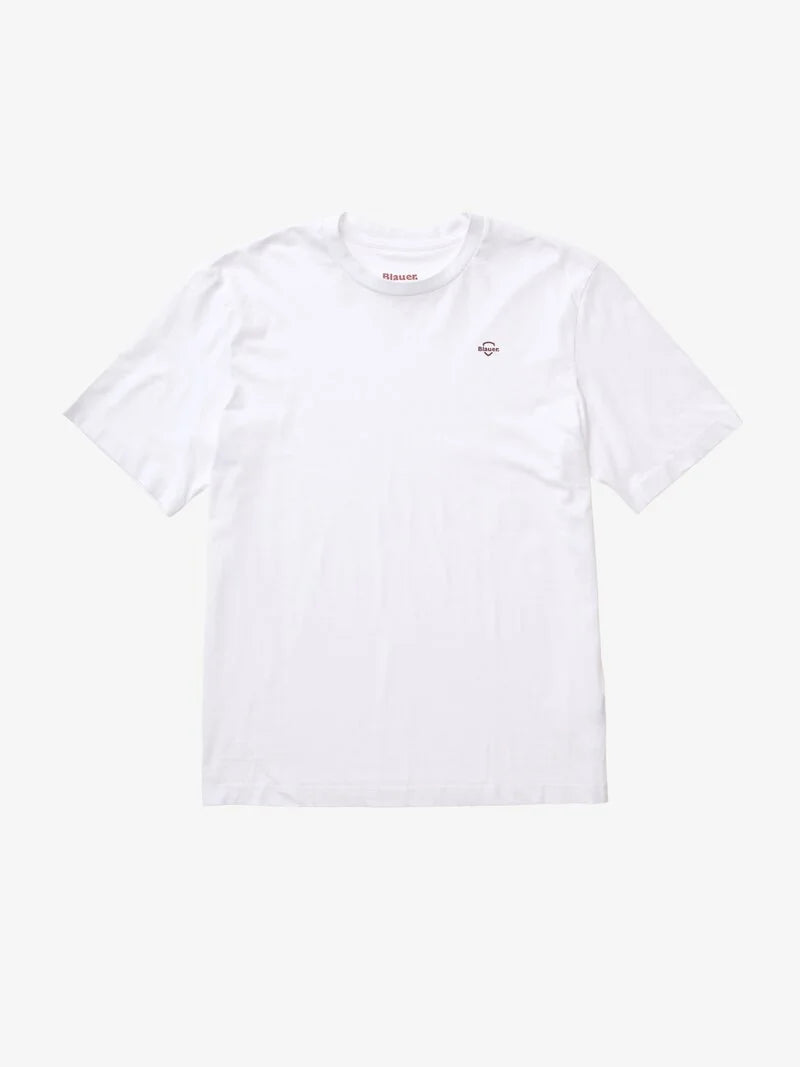 T-Shirt Errol Blauer - White