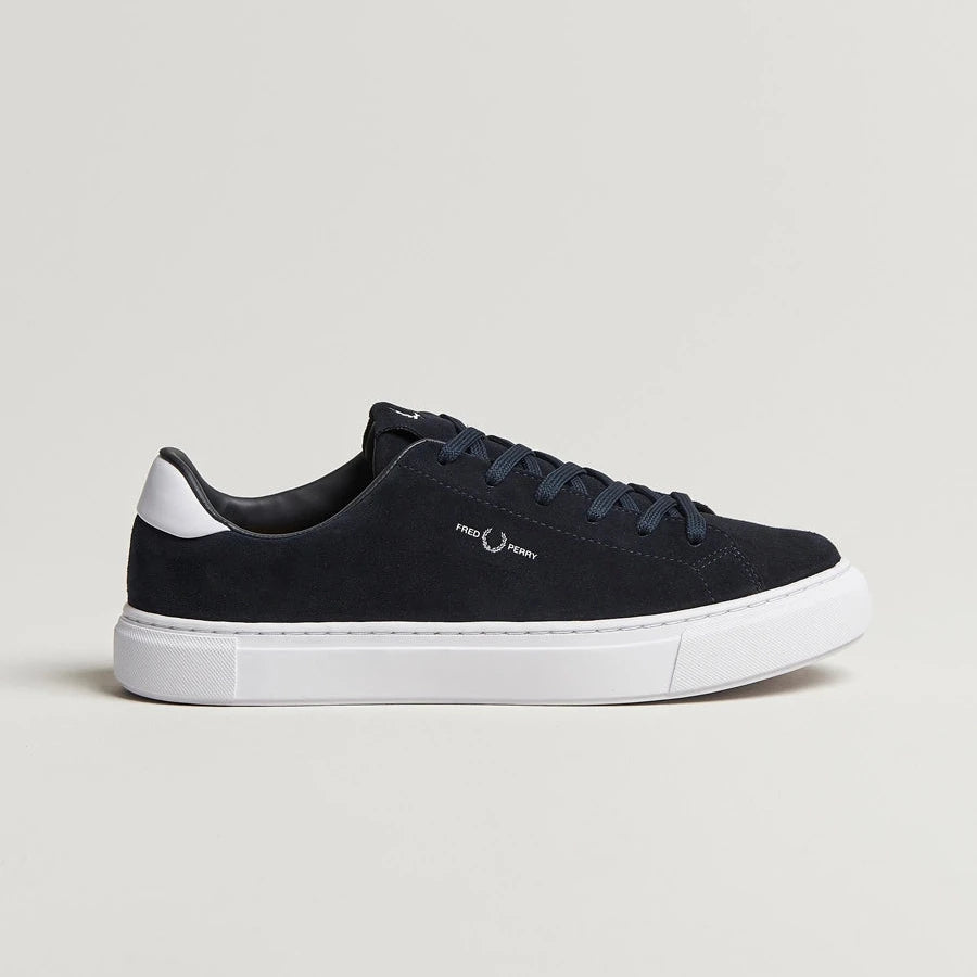 FP B71 Suede Shoes Fred Perry - Navy / White