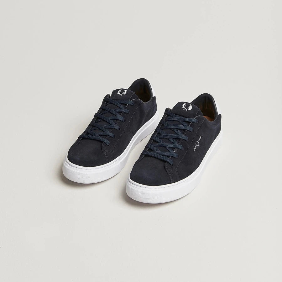 FP B71 Suede Shoes Fred Perry - Navy / White