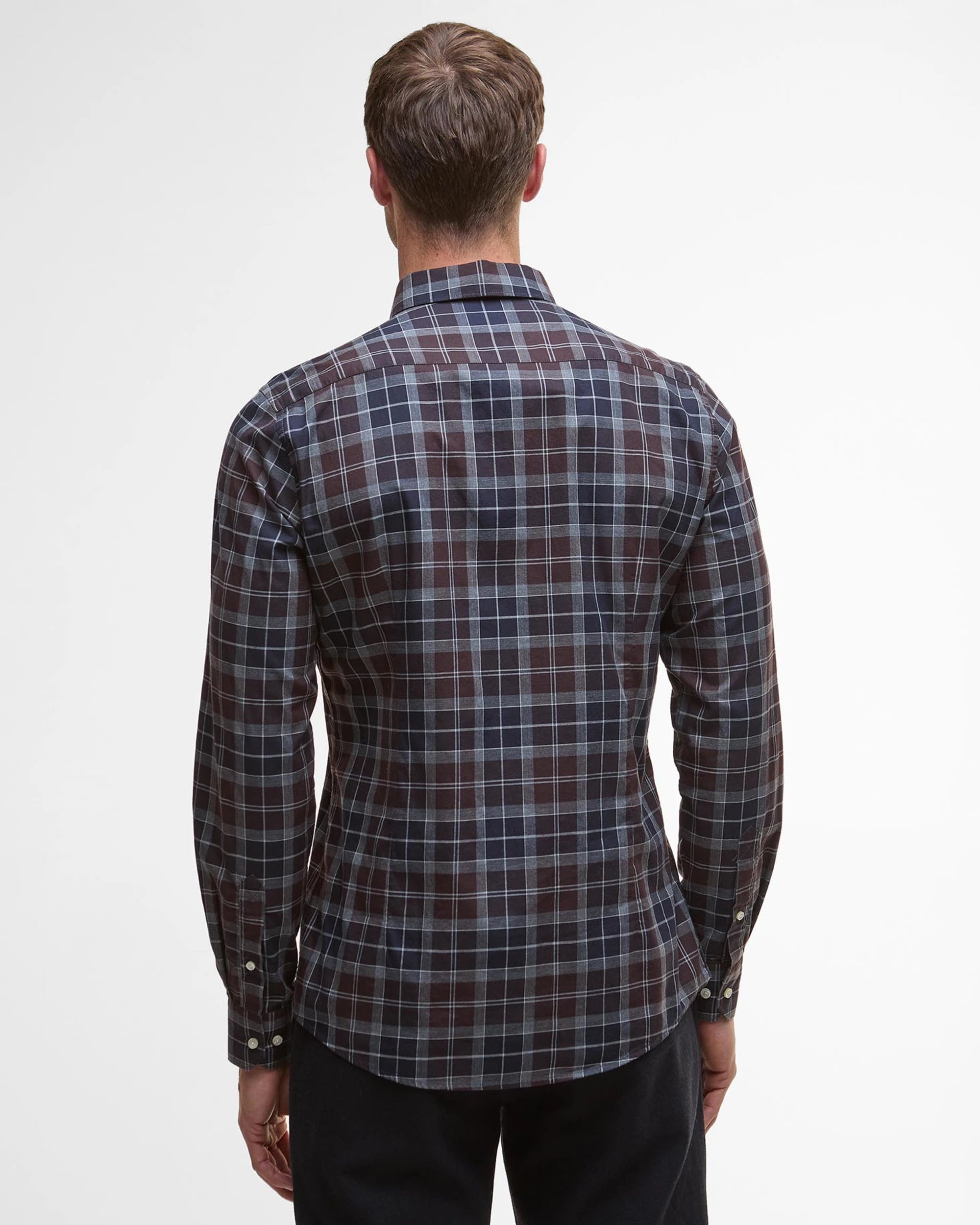 Wetheram Tailored Shirt AW25 Barbour - Midnight Oak Tartan