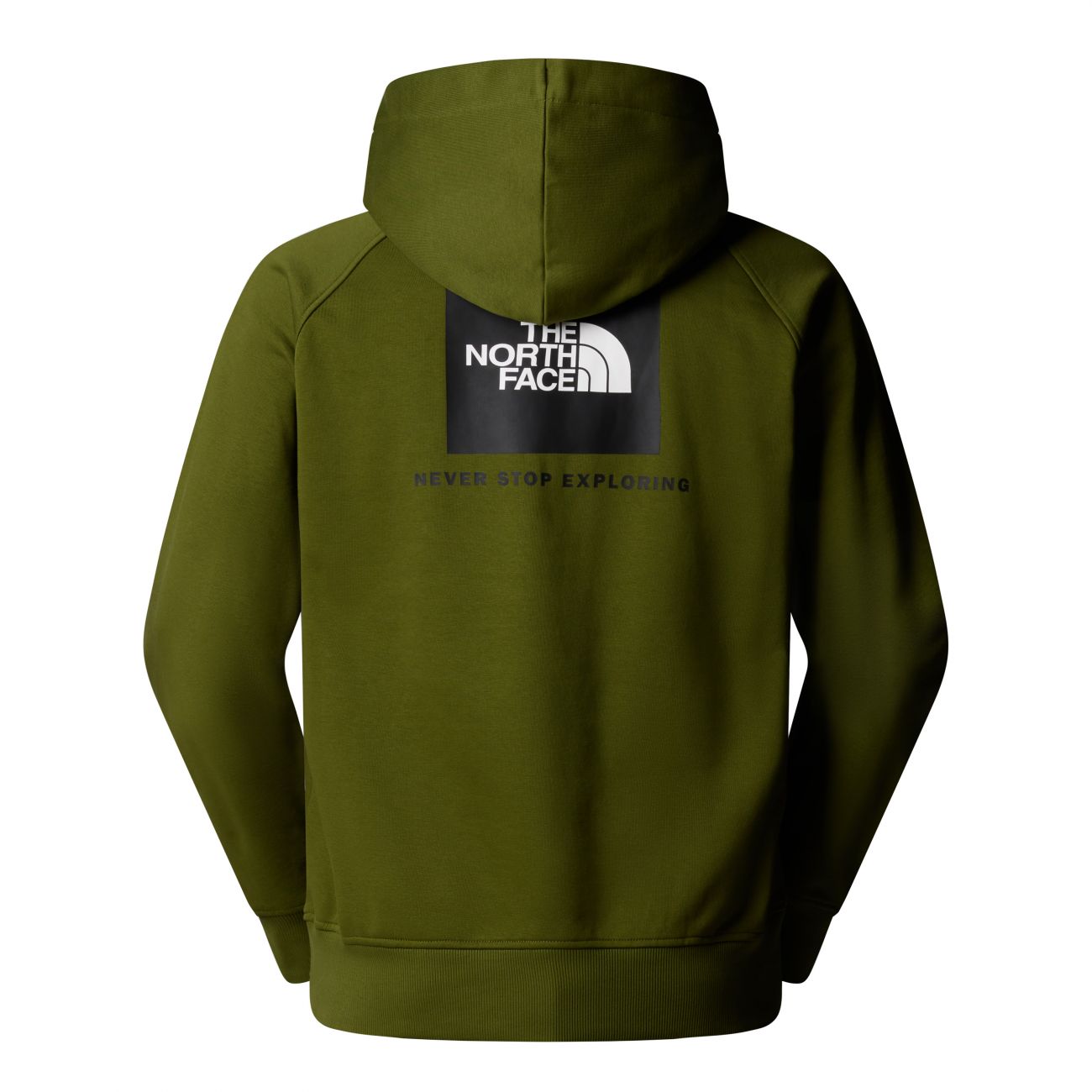 Raglan NSE Box Hoodie The North Face AW25 - Woodland Green/ / TNF Black