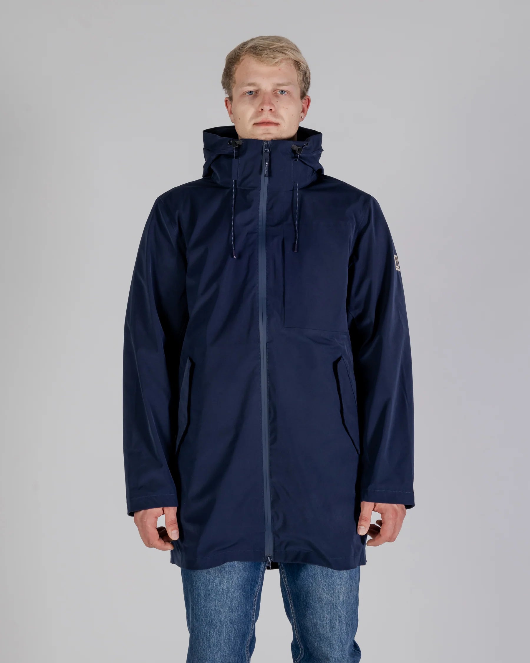 Hydro 3-Way Active Club Check Parka Aquascutum - Navy