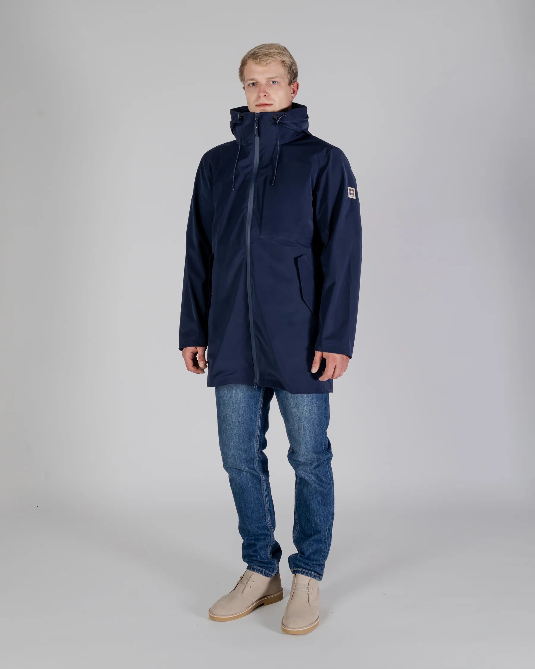 Hydro 3-Way Active Club Check Parka Aquascutum - Navy