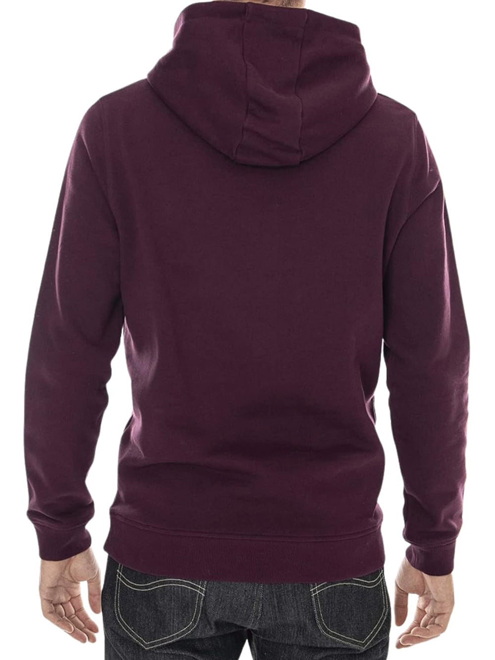 Lyle & Scott – Brushback Pullover Hoodie – Burgundy