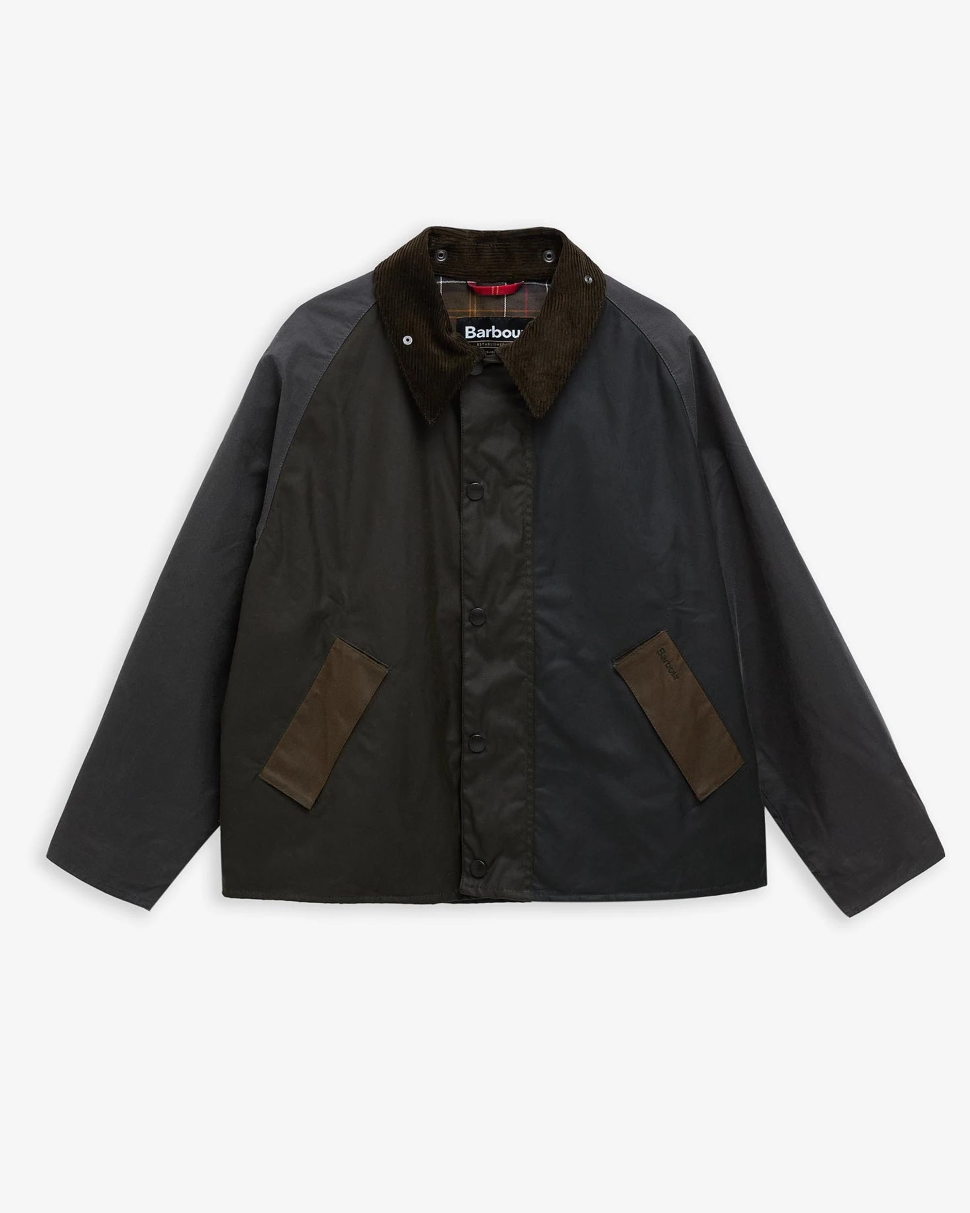 Patchwork Transport Wax Jacket AW25 Barbour - Sage Multi