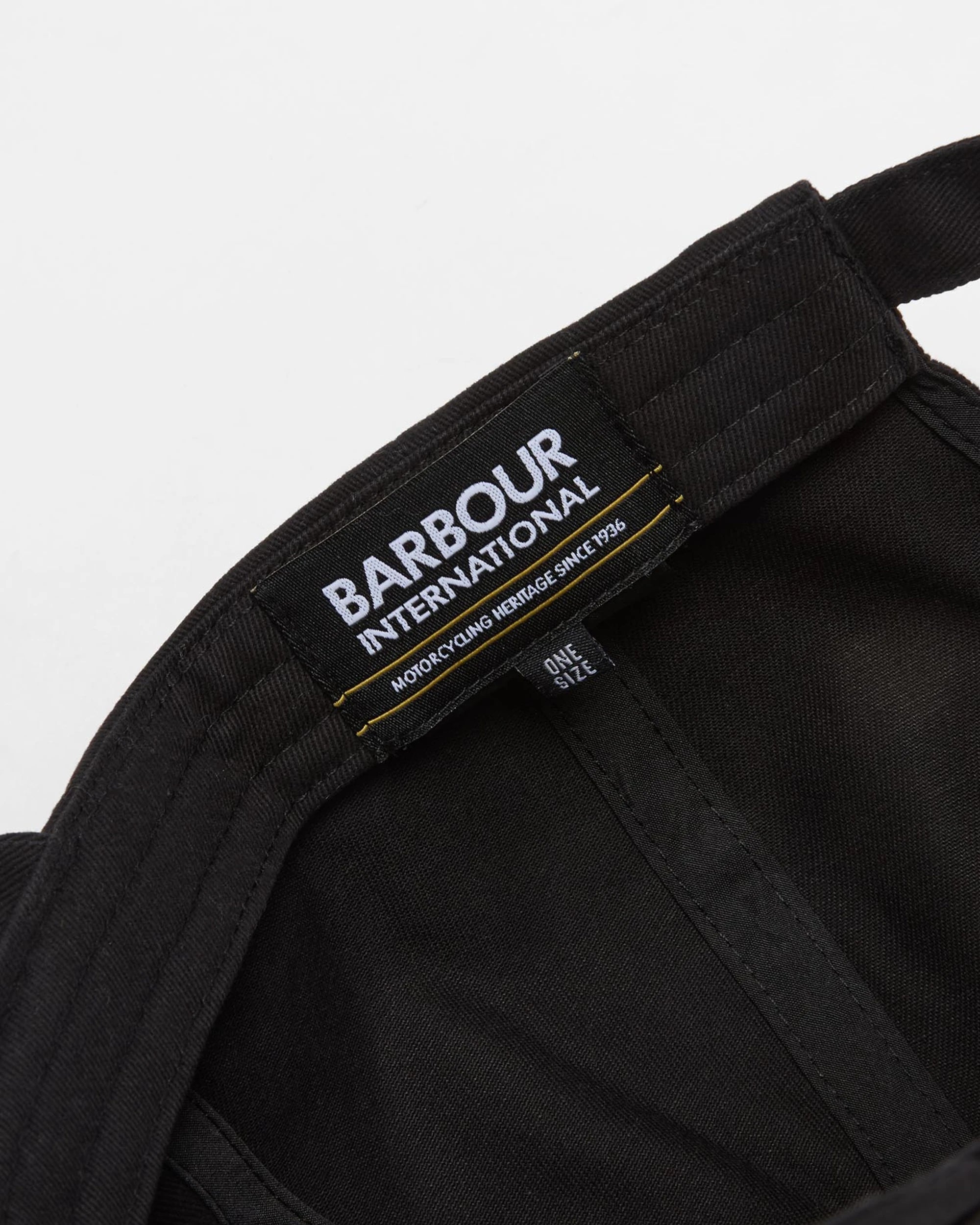 Norton Drill Sports Cap AW25 Barbour International - Black / Shadow