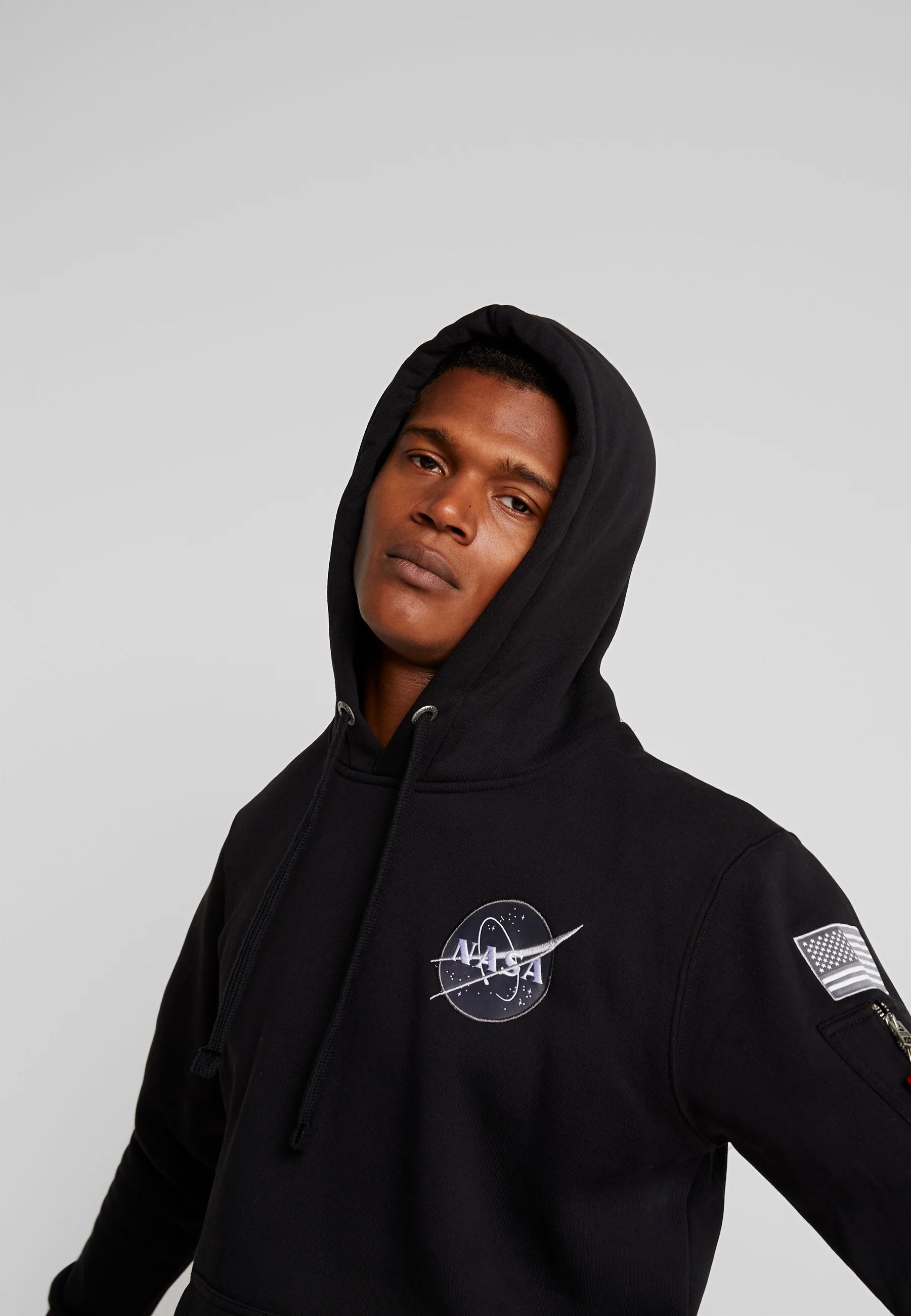 Space Shuttle Hoody Alpha Industries - Black