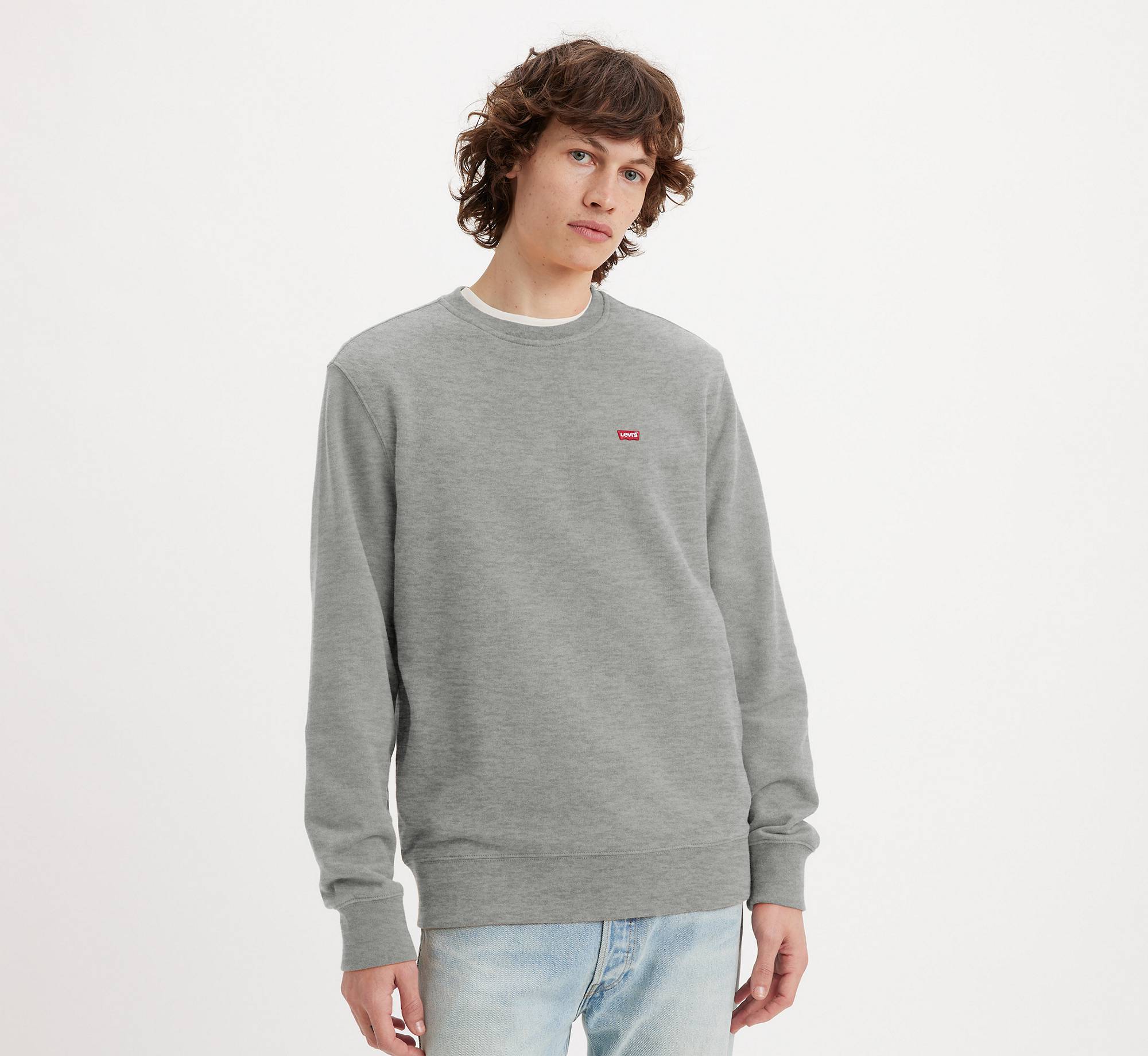 Levi's Felpa The Original Hm Crew - Mid Tone Grey Heather